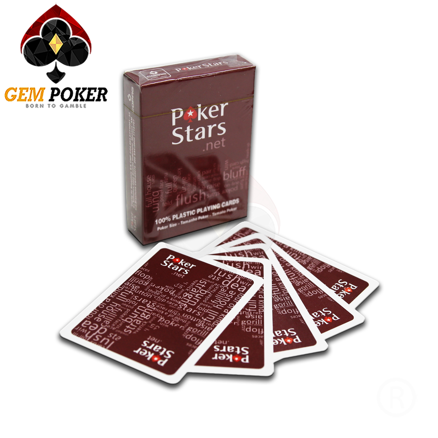 BÀI POKER COPAG POKERSTARS 100% PLASTIC