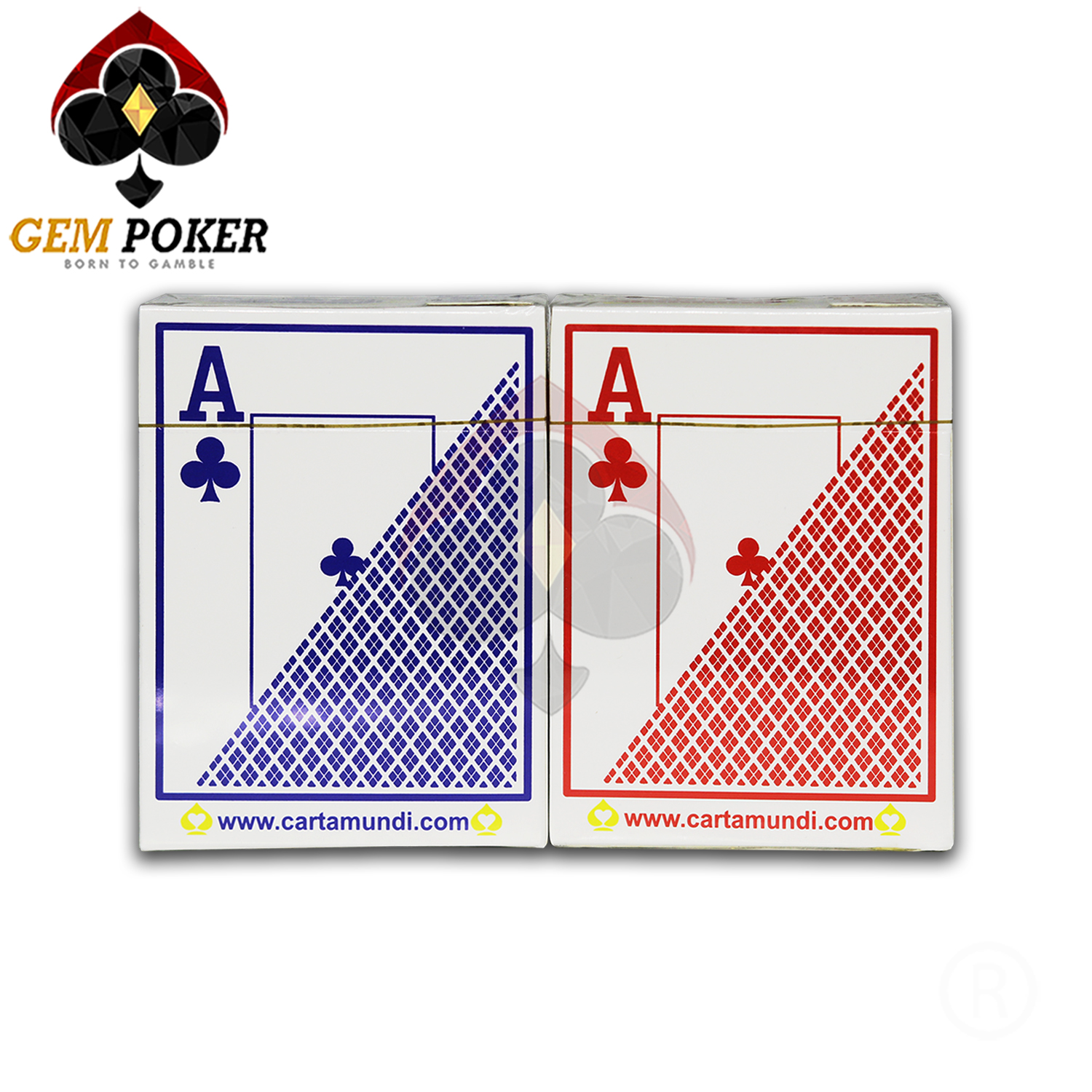 BÀI POKER COPAG JUMBO RED/BLUE 100% PLASTIC