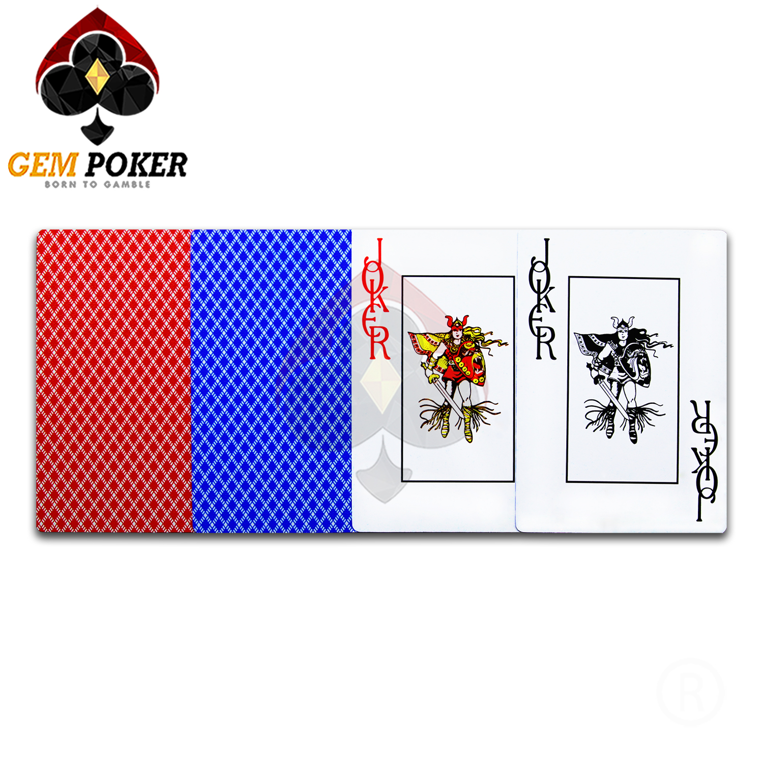 TEXAS HOLD'EM POKER PLAYING CARDS 100% PLASTIC