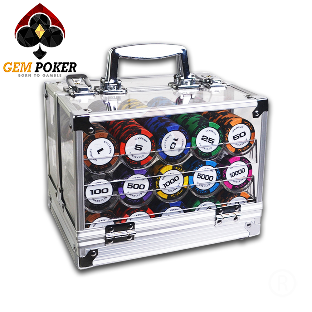 CARRIER CASE 600 CHIPS WITH LOCKS