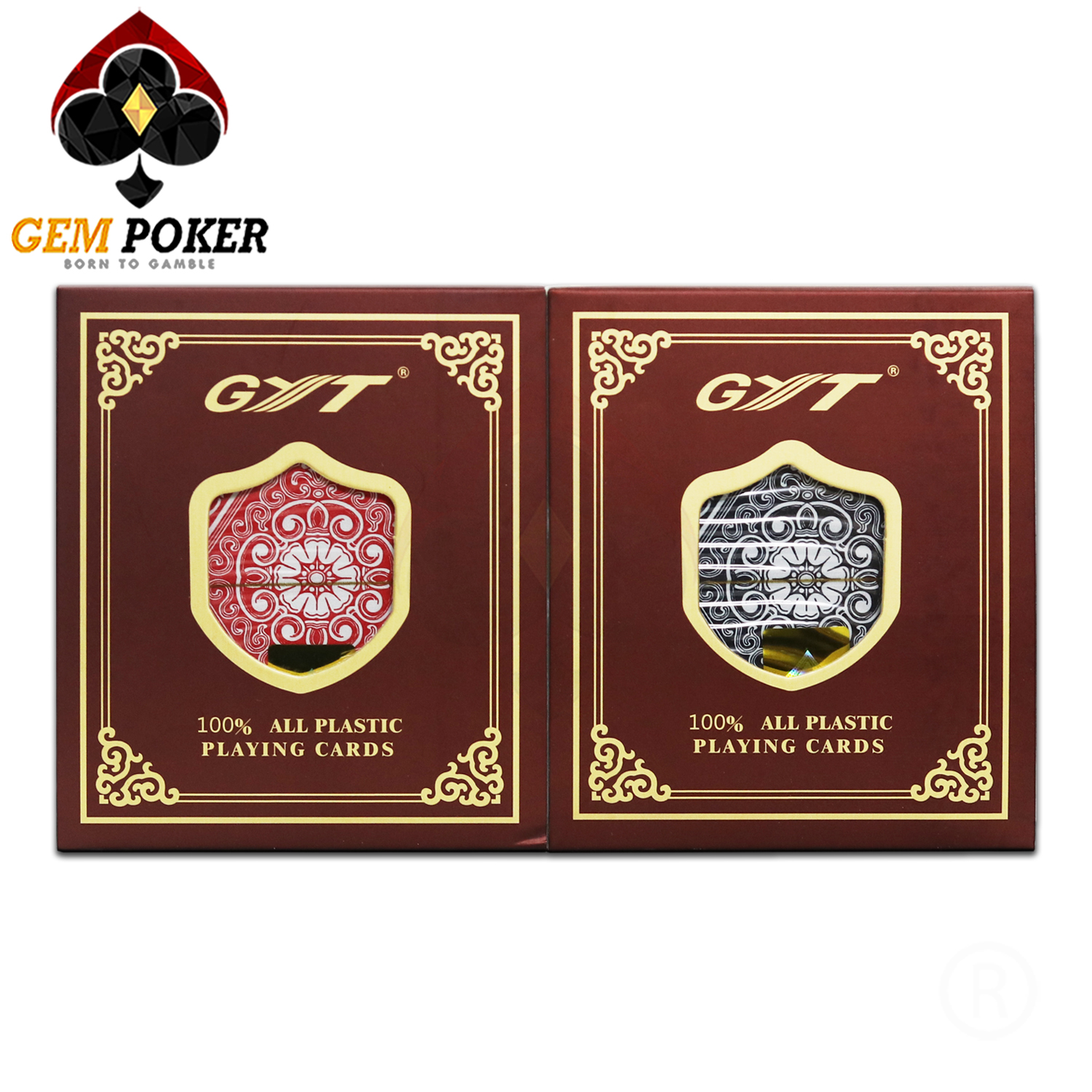 GYT POKER PLAYING CARDS 100% PLASTIC