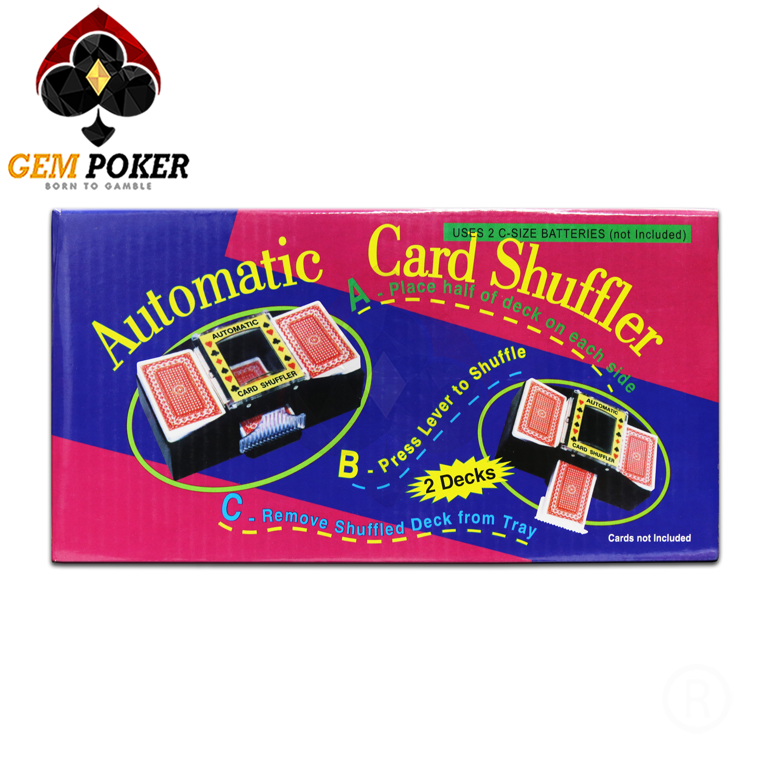 PREMIUM 2 SET PLASTIC CARD SHUFFLER