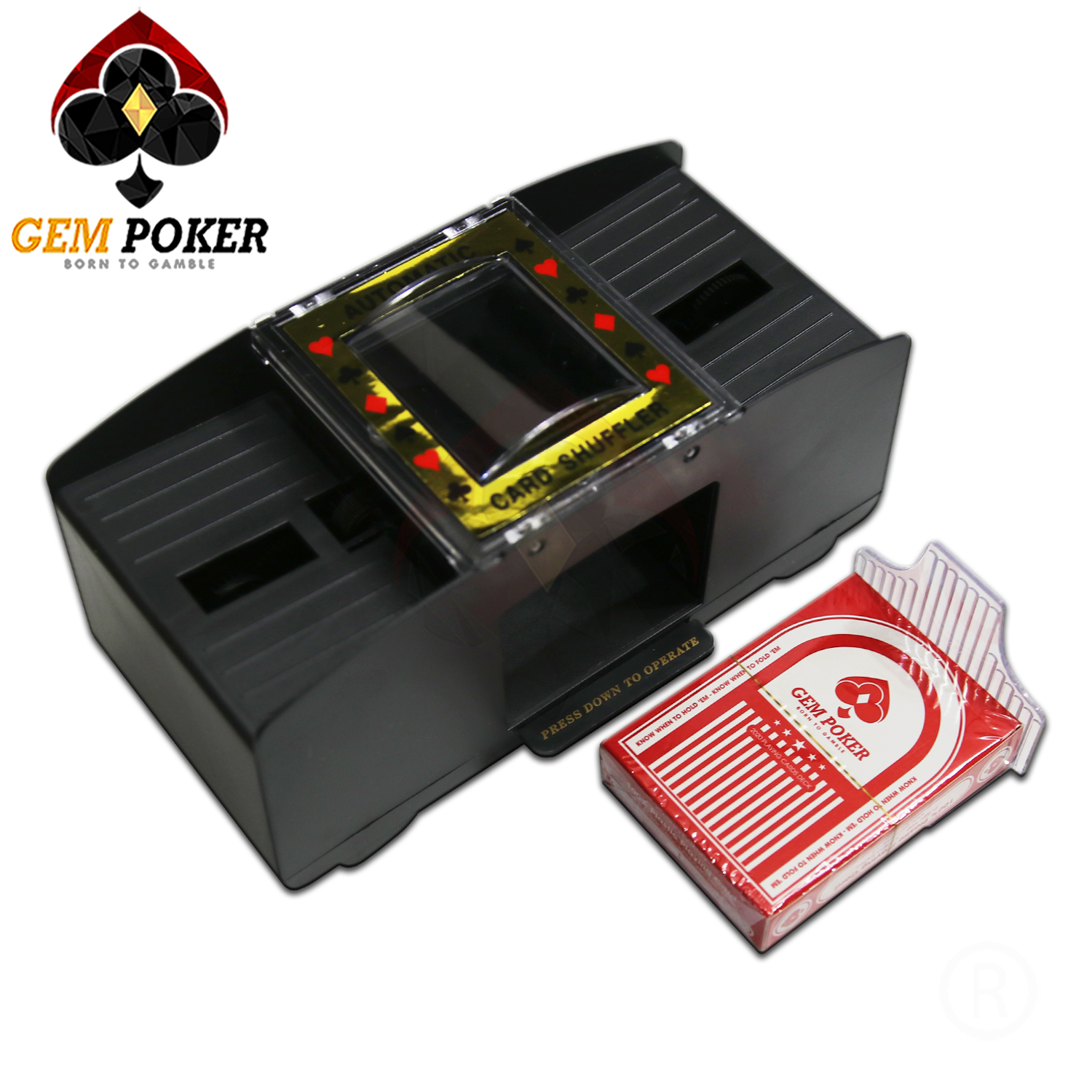 PREMIUM 2 SET PLASTIC CARD SHUFFLER