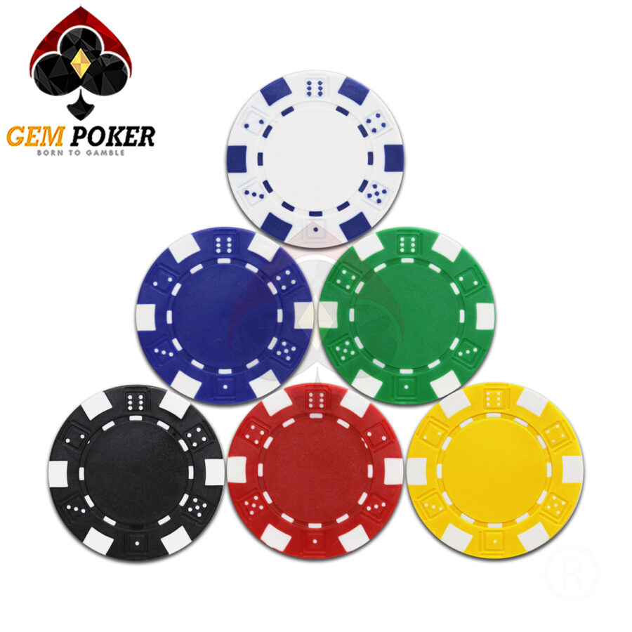 chip poker ABS không số