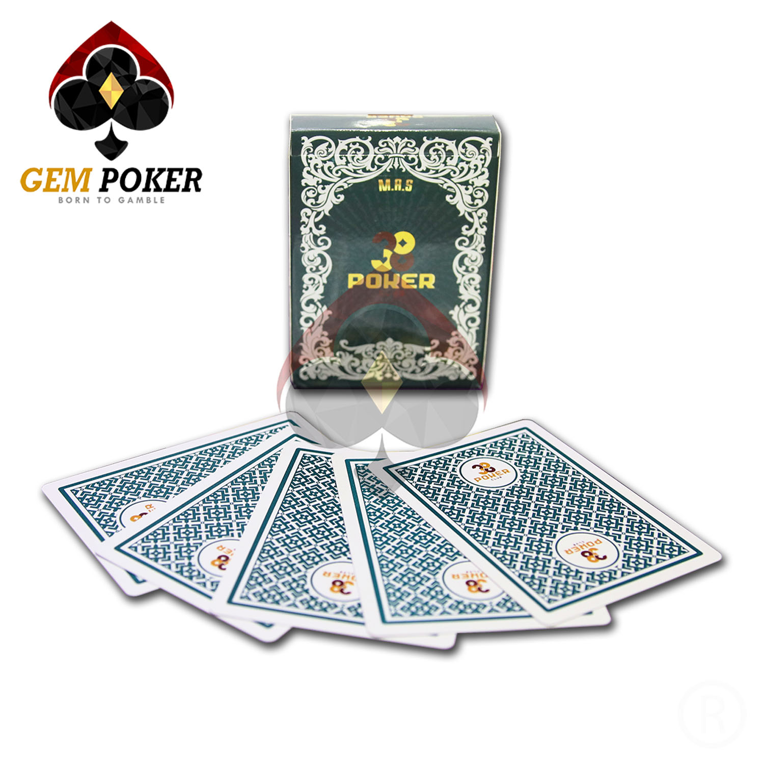 CLUB 38 POKER PLAYING CARDS 100% PLASTIC