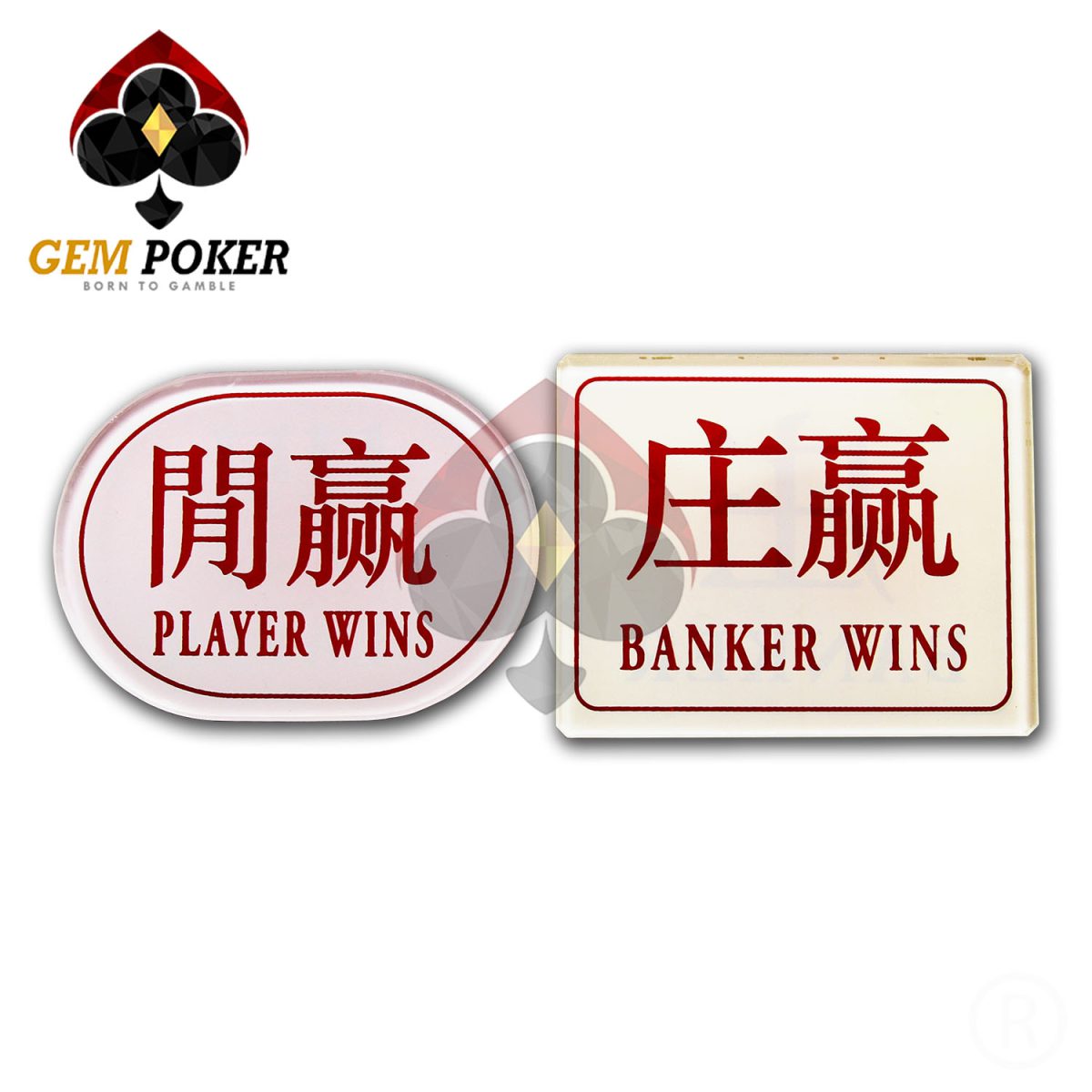 BUTTON BACCARAT BANKER PLAYER CAO CẤP - B01