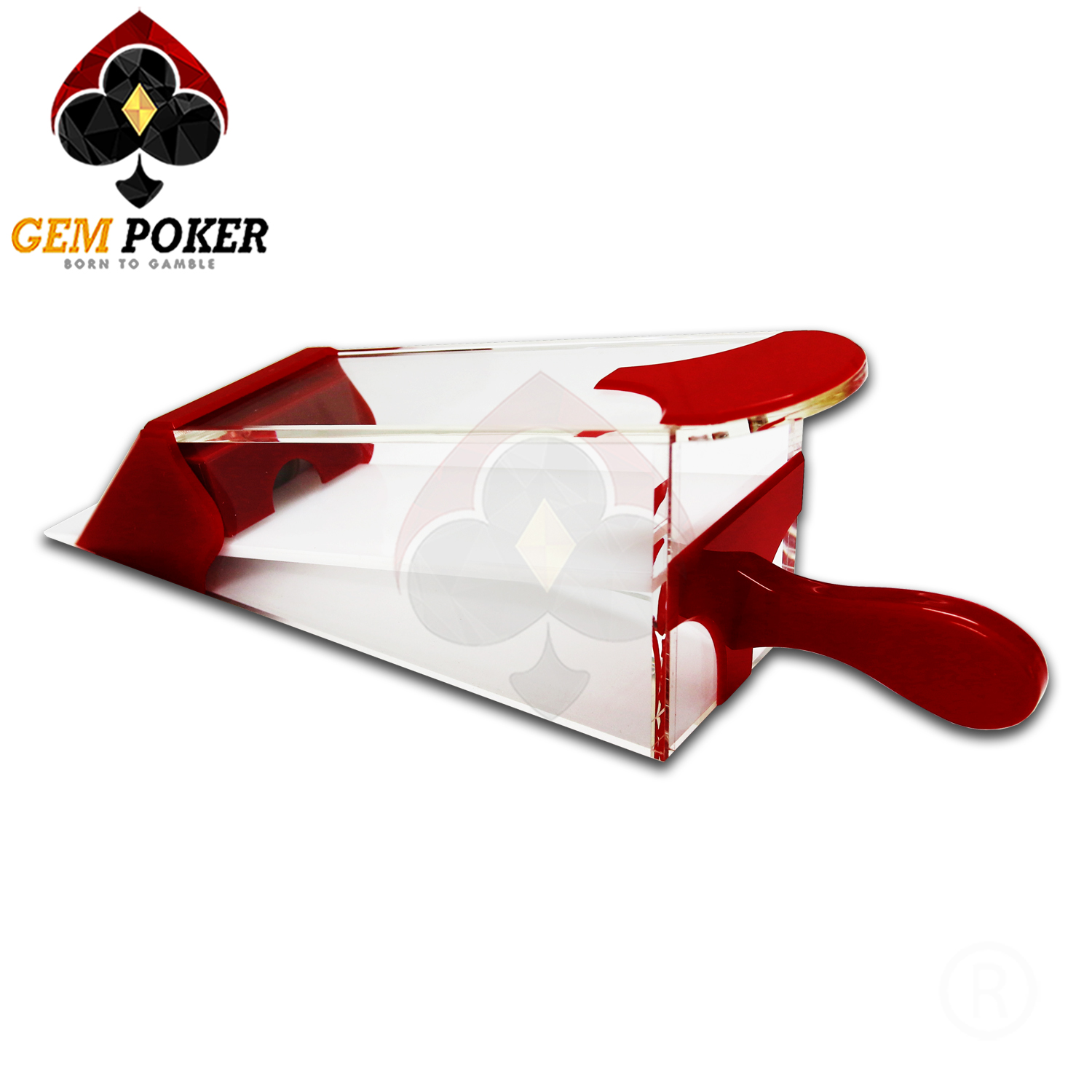 CARD SHOE CASINO 8 DECKS - RED