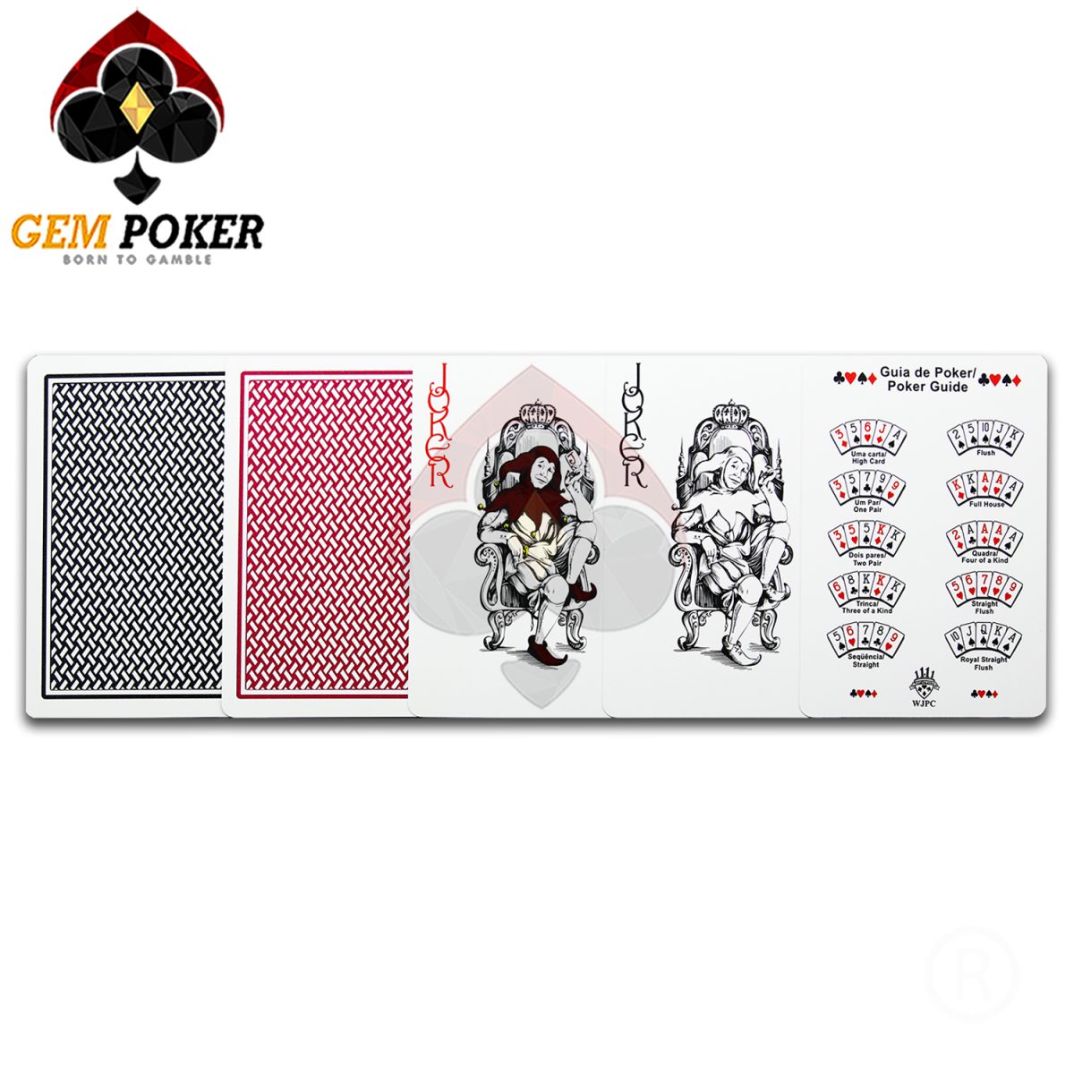 TEXAS 77 HOLD'EM POKER PLAYING CARD