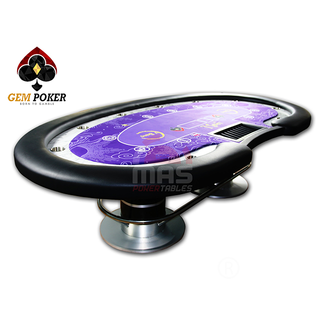 LUX SERIES POKER TABLE PURPLE SKY P40