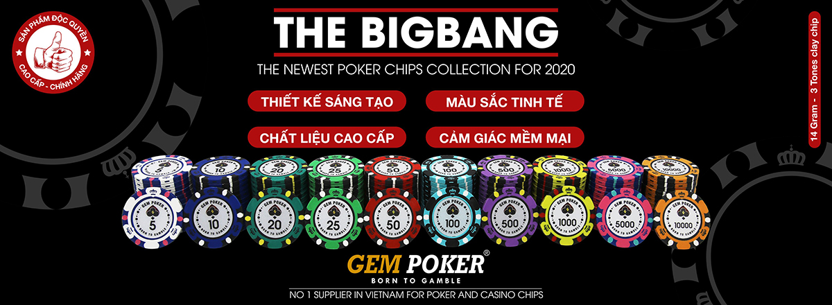 200 CLAY POKER CHIP SET BIGBANG