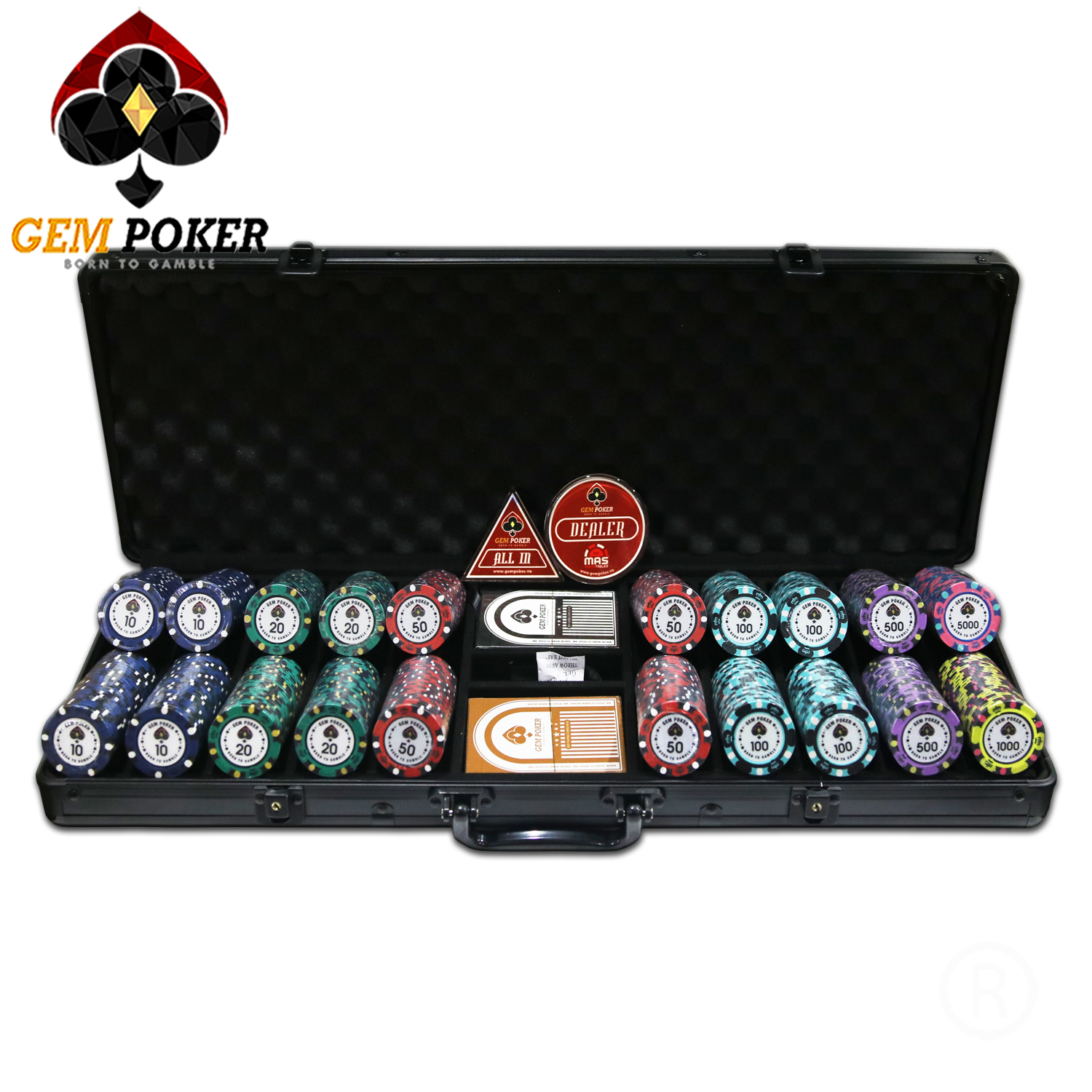 CLAY POKER CHIP SET 500 BIGBANG