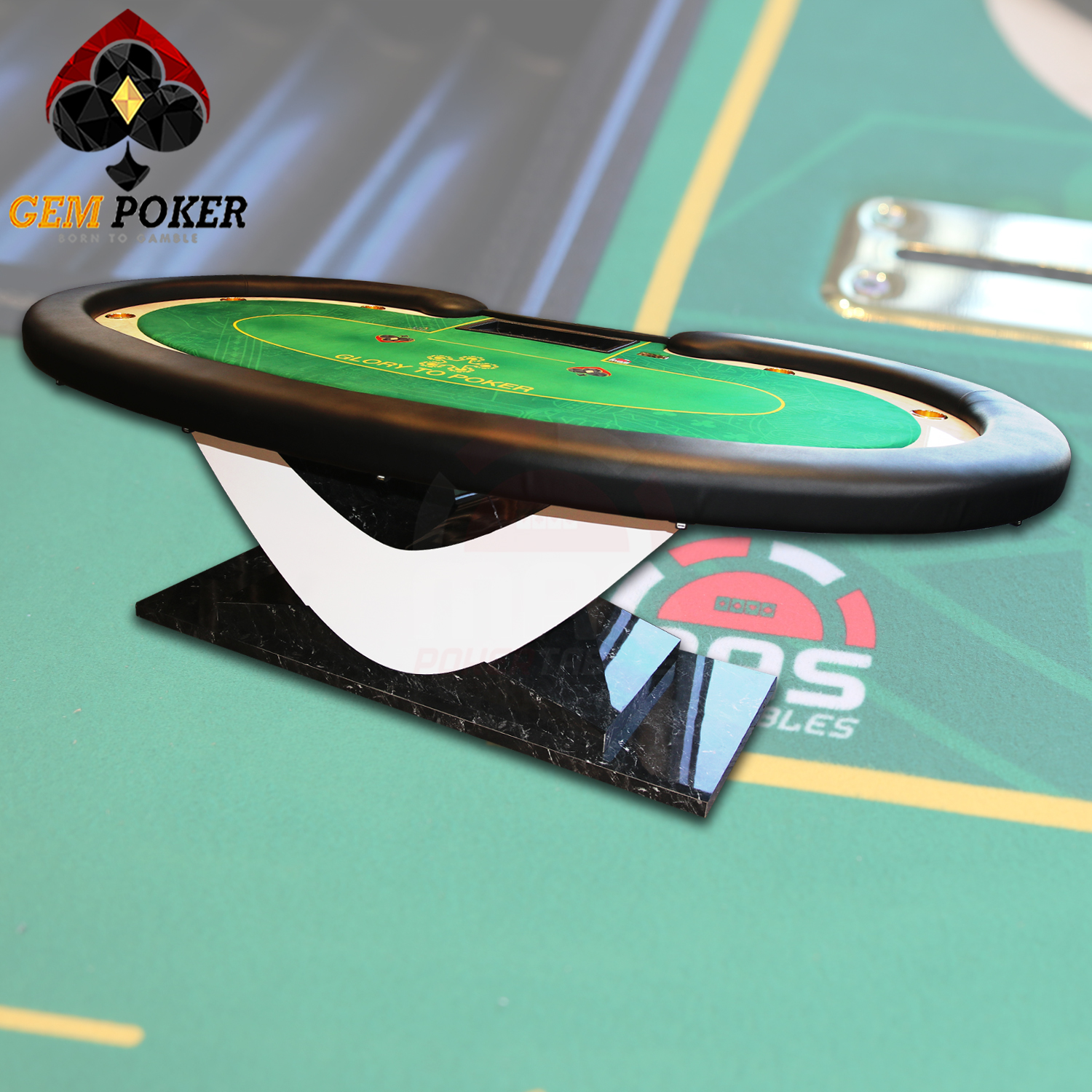 POKER TABLE GREEN GLORY