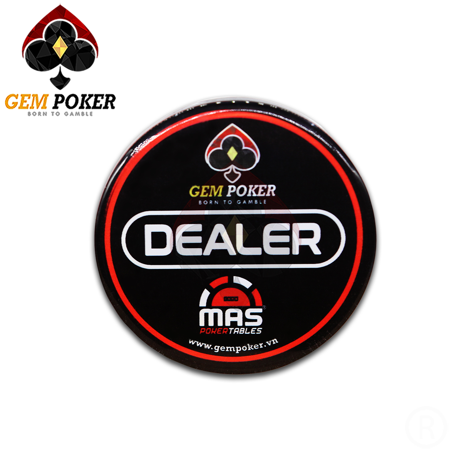 SET NÚT POKER DEALER & ALL-IN CAO CẤP