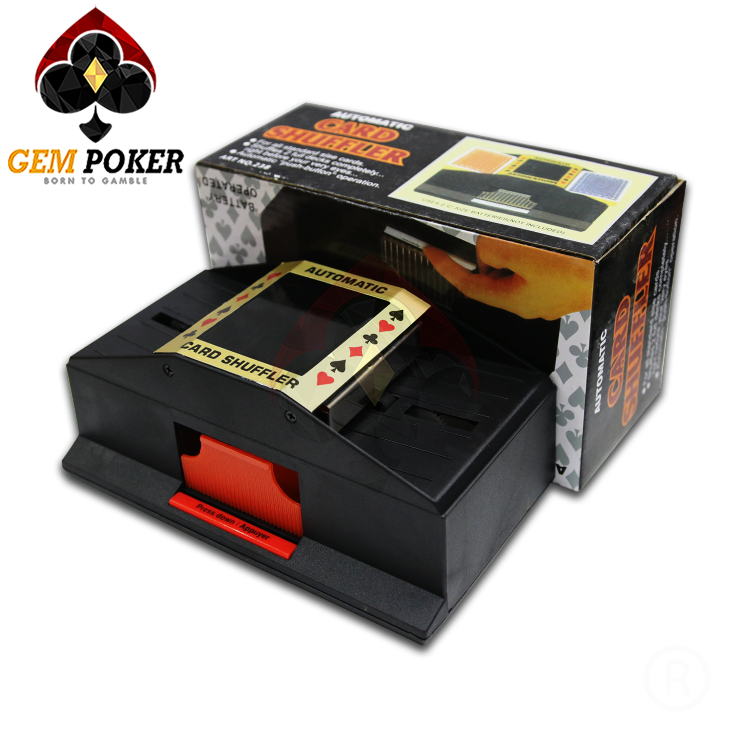 MÁY XÀO BÀI 2 BỘ CARD SHUFFLER AUTOMATIC