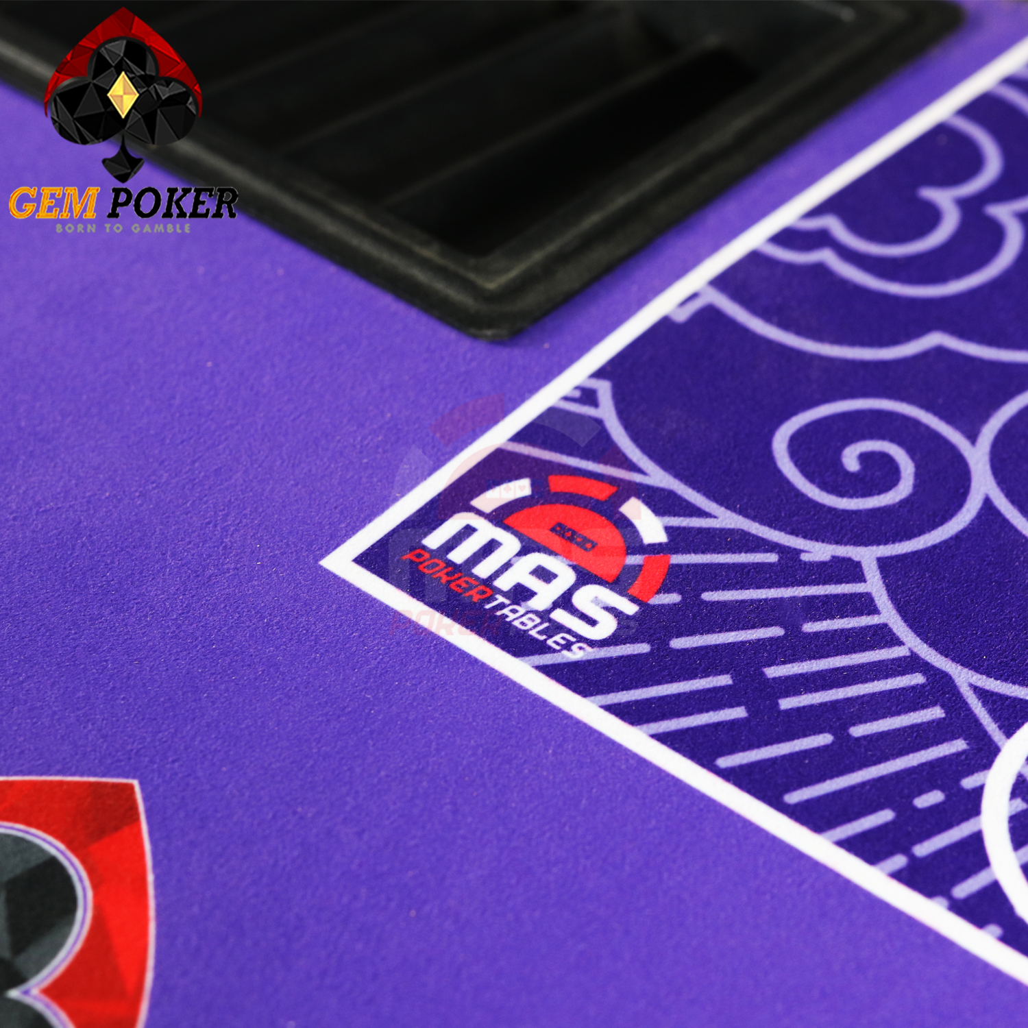 POKER TABLE PURPLE SKY