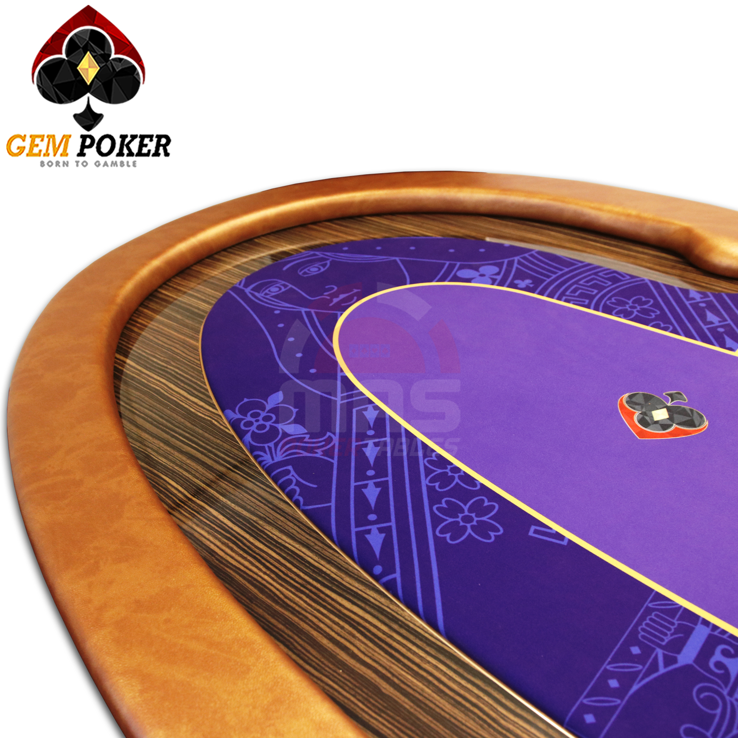 LUX SERIES POKER TABLE CRESCENT MOON P51