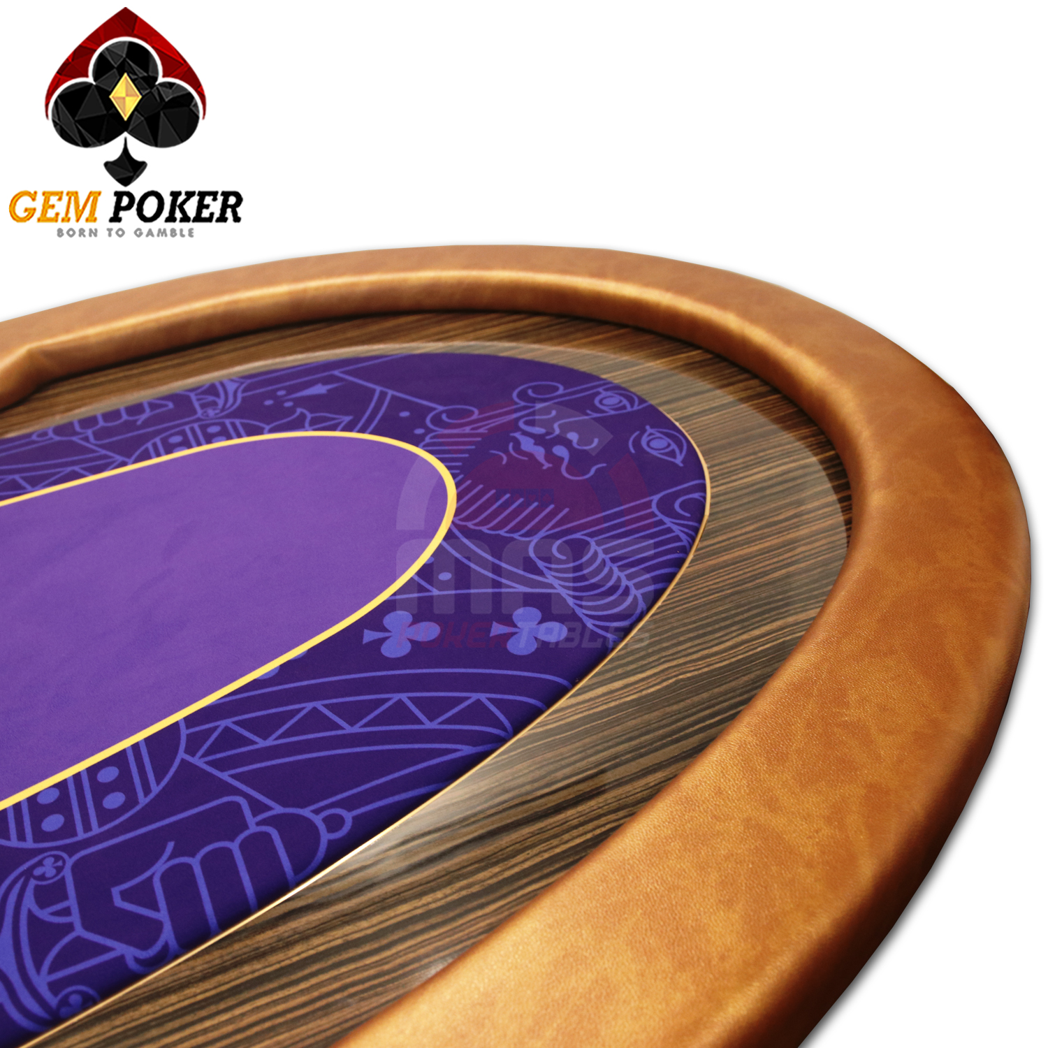 LUX SERIES POKER TABLE CRESCENT MOON P51