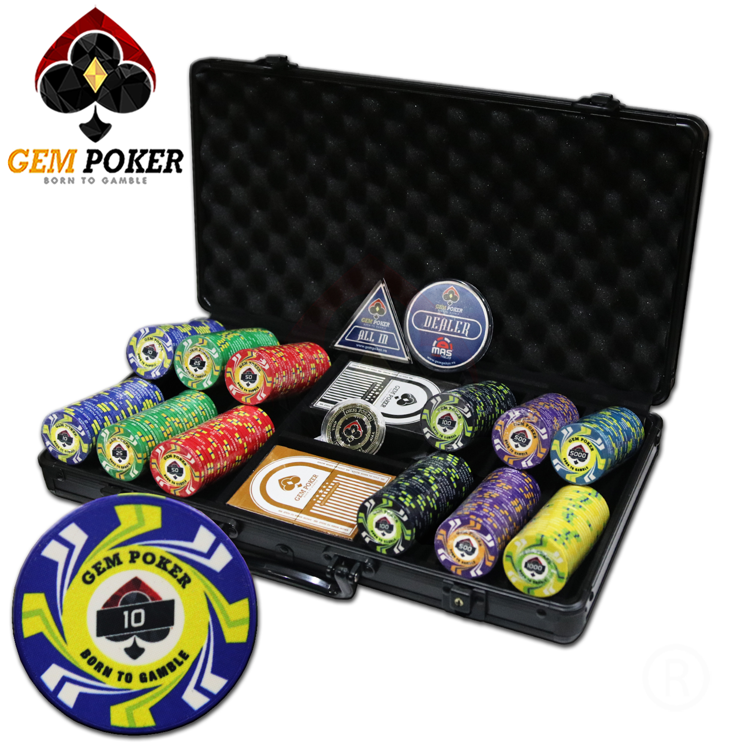 CHIP POKER SỨ TYPHOON