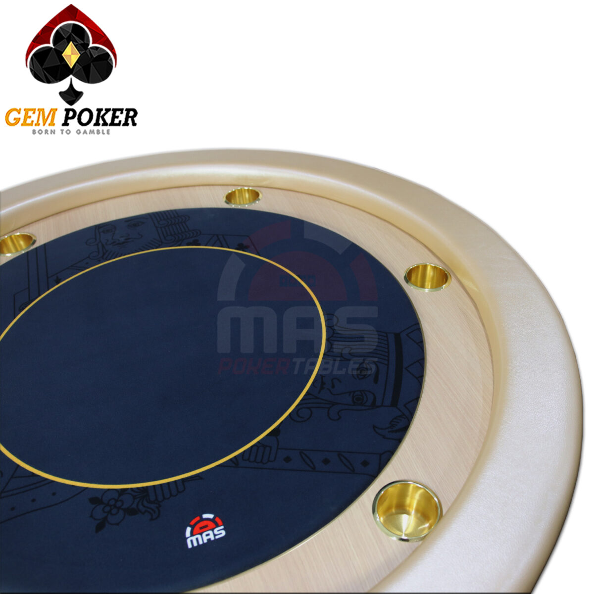 ROLL POKER TABLE WITH LACK – P55