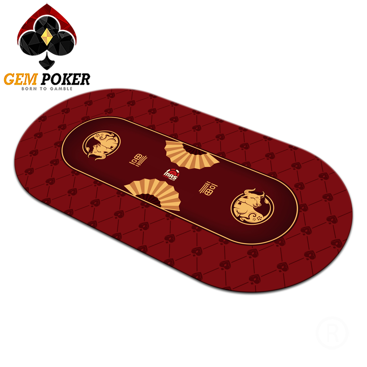 POKER OVAL TEXAS HOLD'EM - GEM ASIA®️ POKER OVAL TEXAS HOLD'EM - GEM ASIA®️