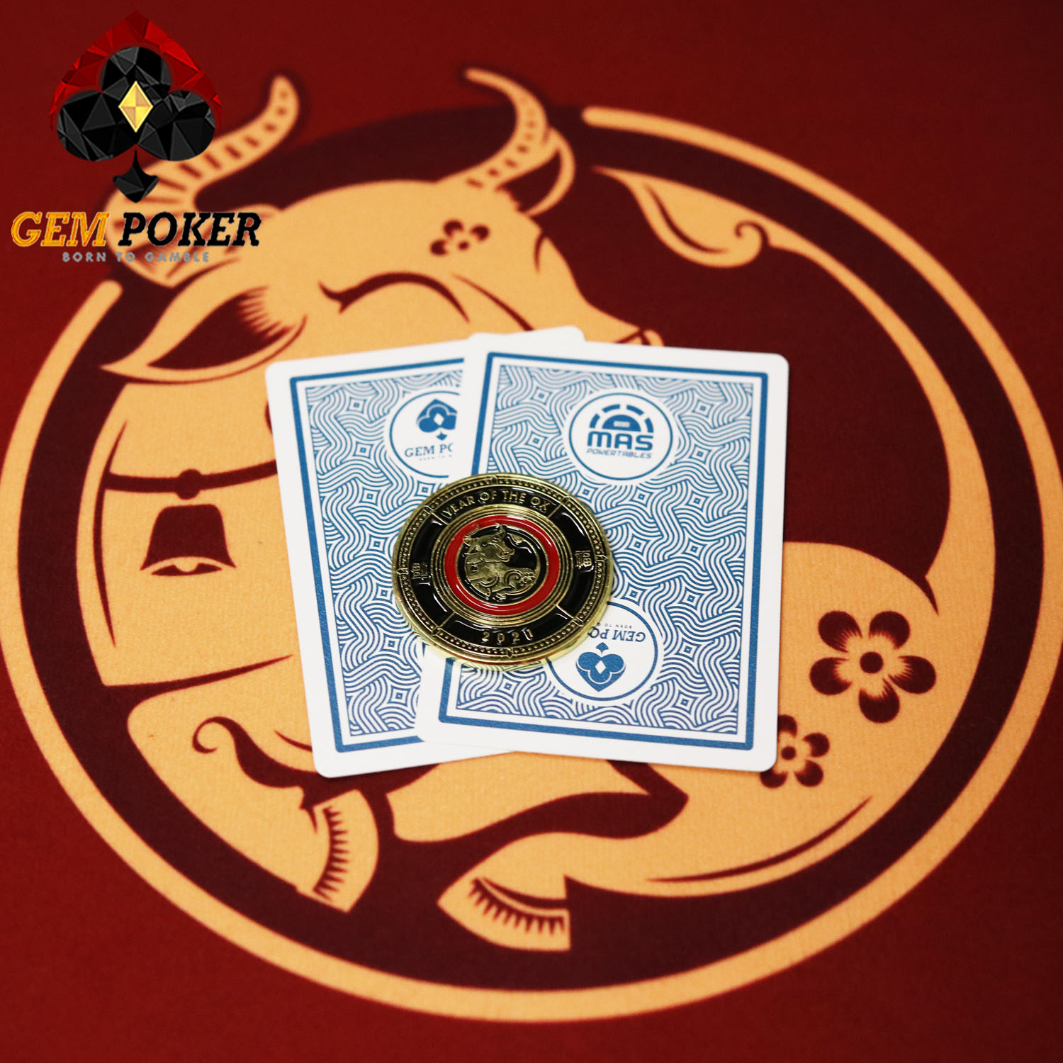 XU DẰN BÀI POKER CARD GUARD GEM OX 2021