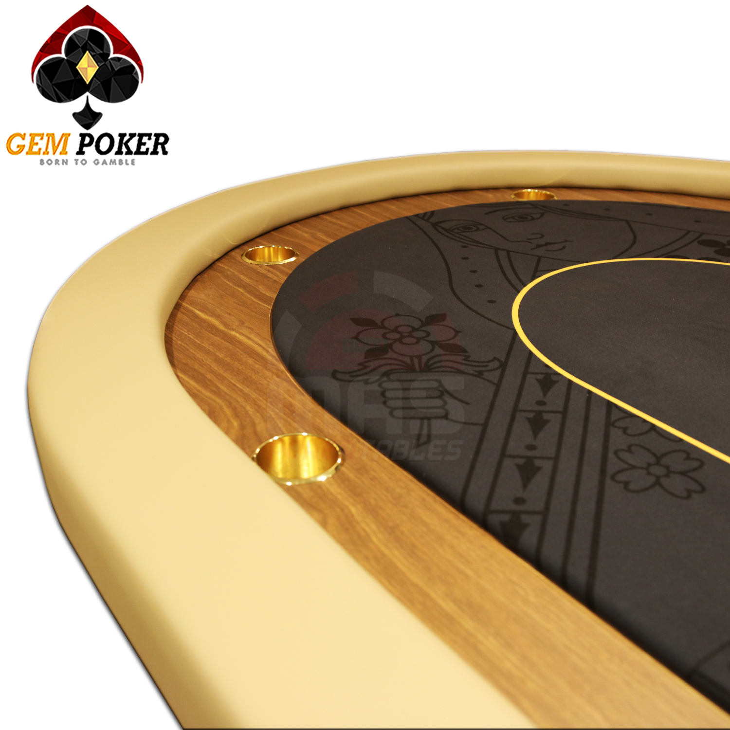 BÀN POKER VIP CÓ NẮP LUX SERIES - P59