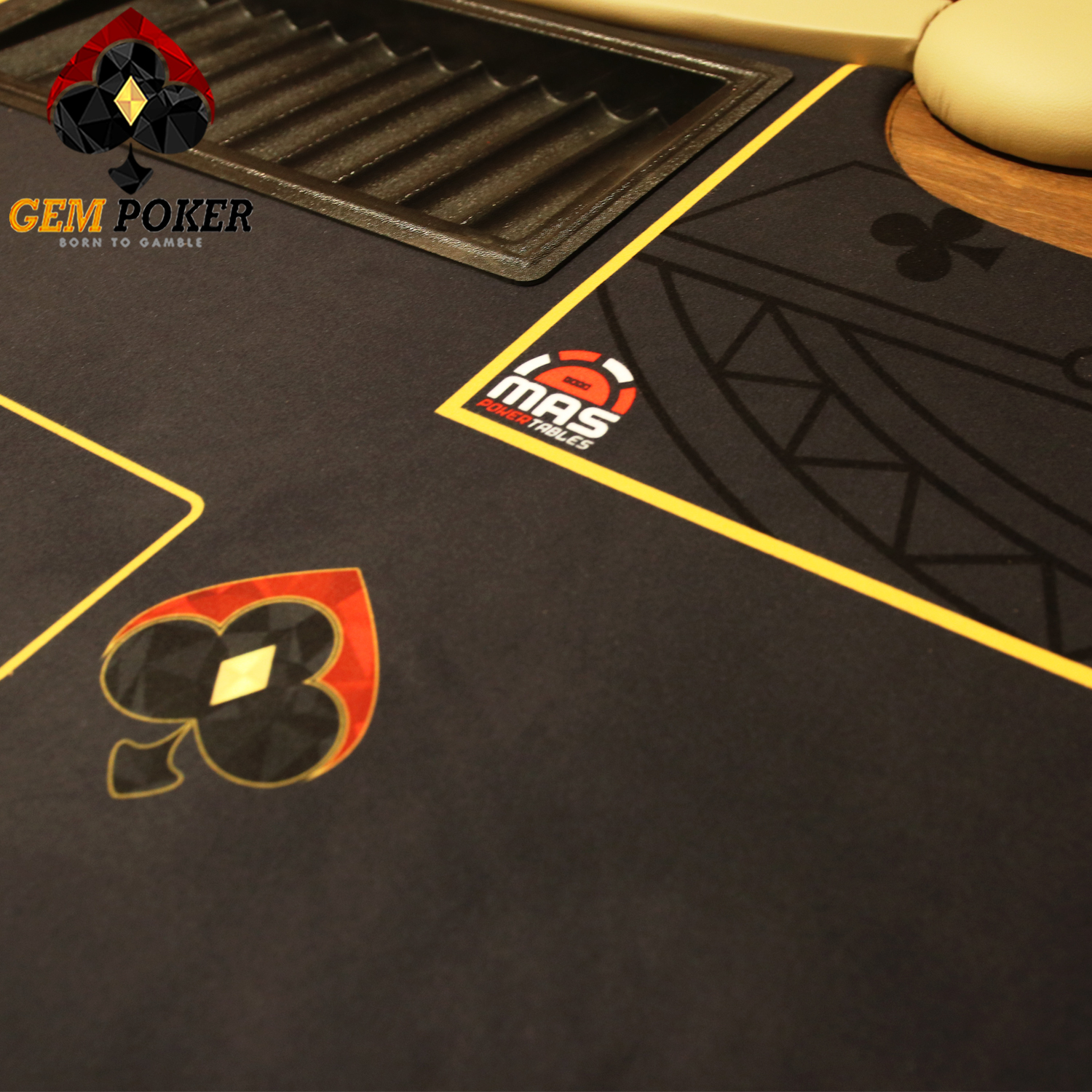 VIP POKER TABLE WITH LUX SERIES - P59