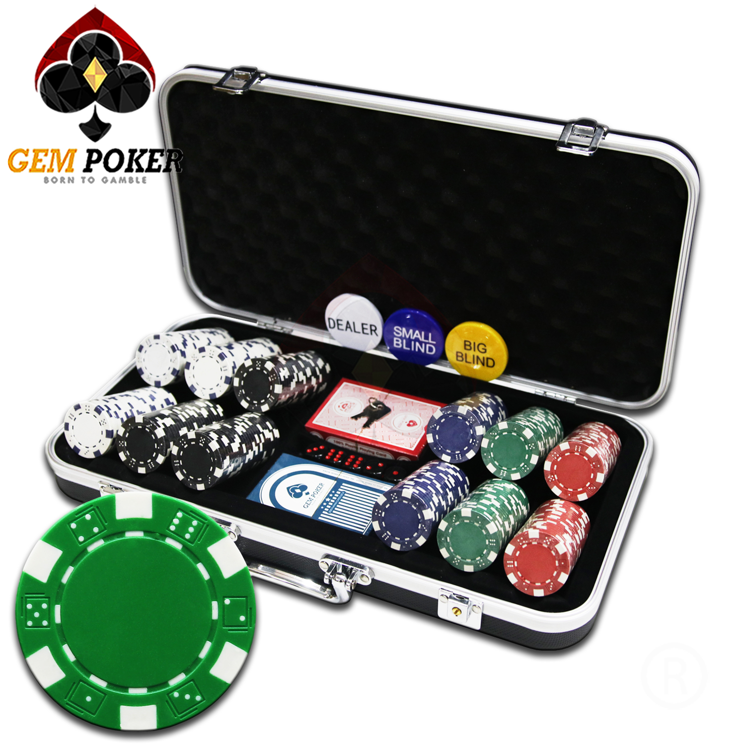 300 chip poker abs 5 MÀU