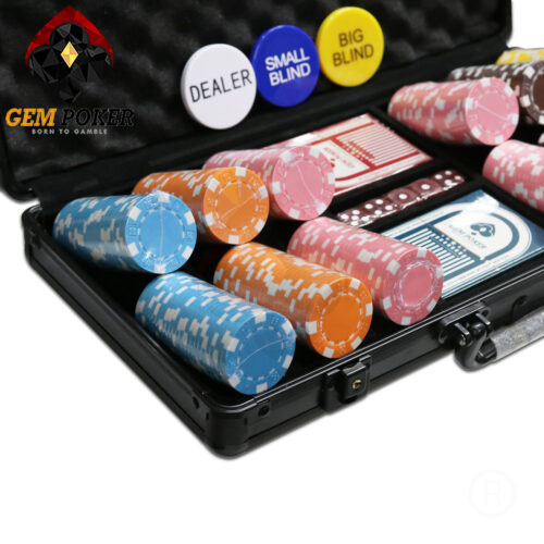 VALI 300 CHIP POKER ABS 5 MÀU