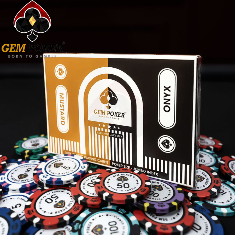 BÀI GEM POKER ONYX-MUSTARD