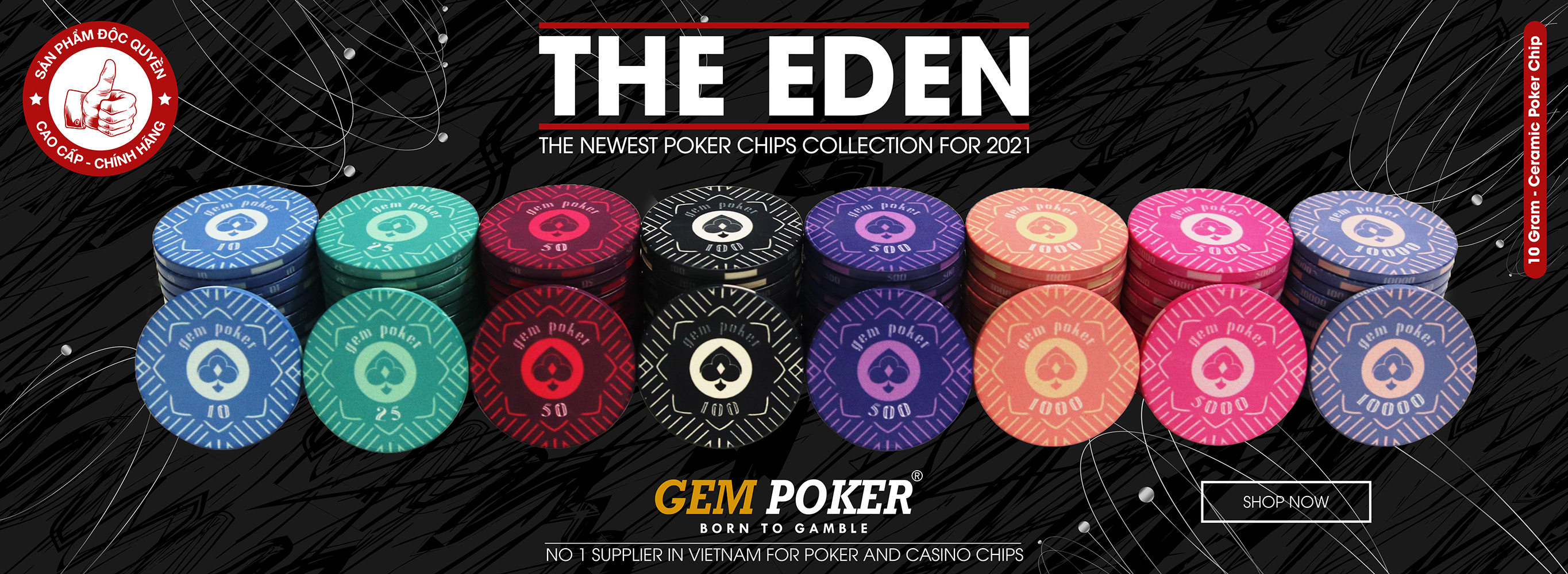 chip ceramic gem eden