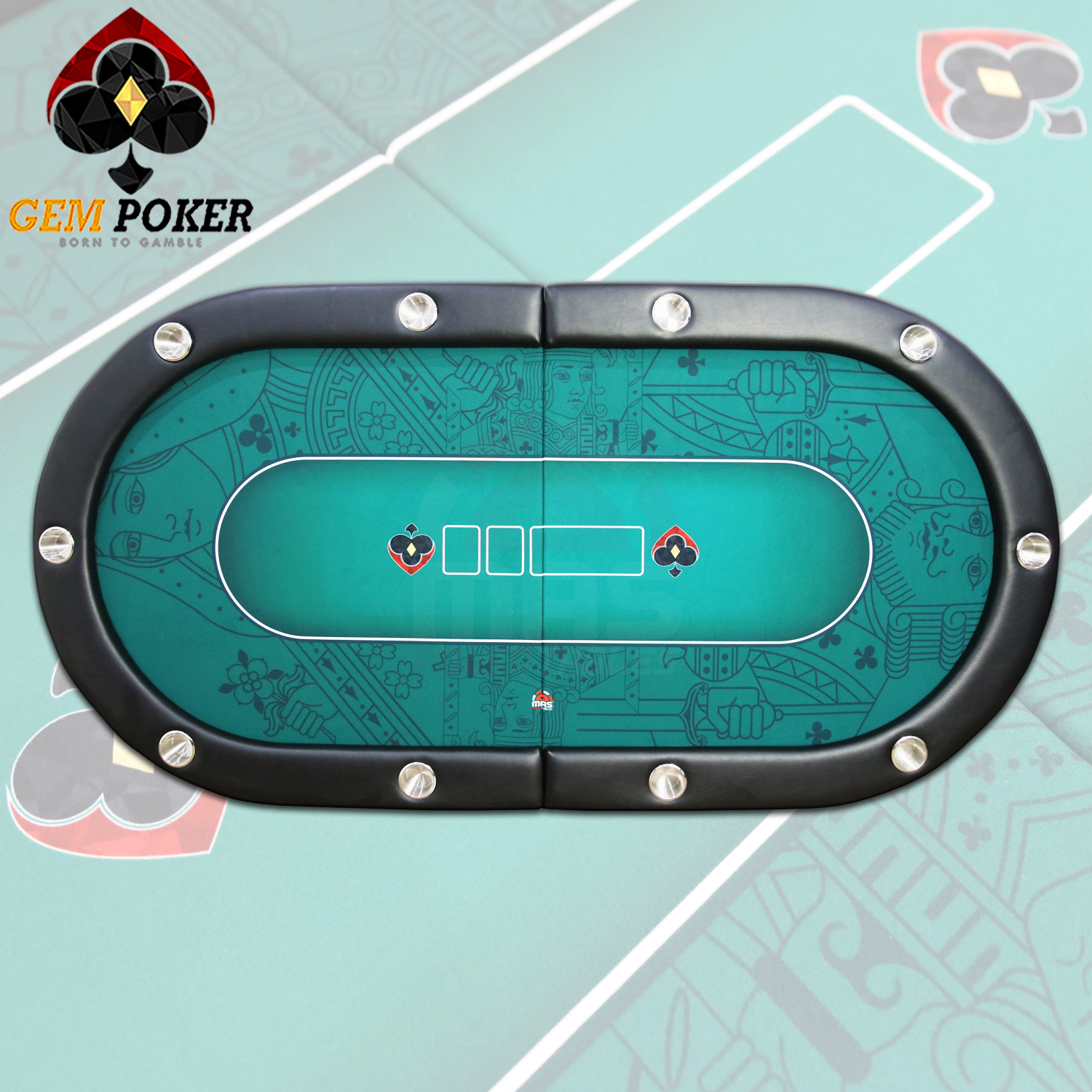 MASFOLD® FOLDING POKER TABLE - MFT04