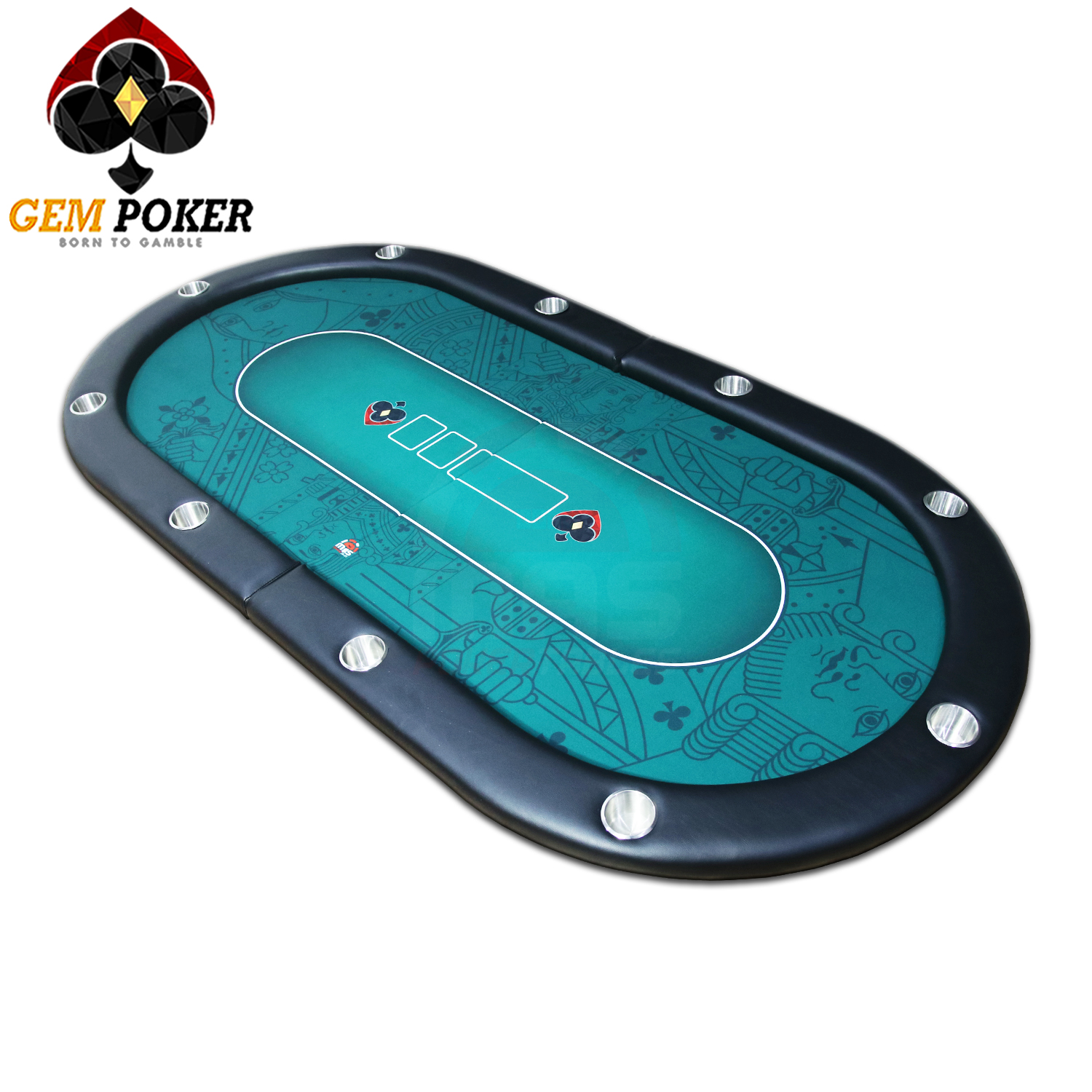 MASFOLD® FOLDING POKER TABLE - MFT04