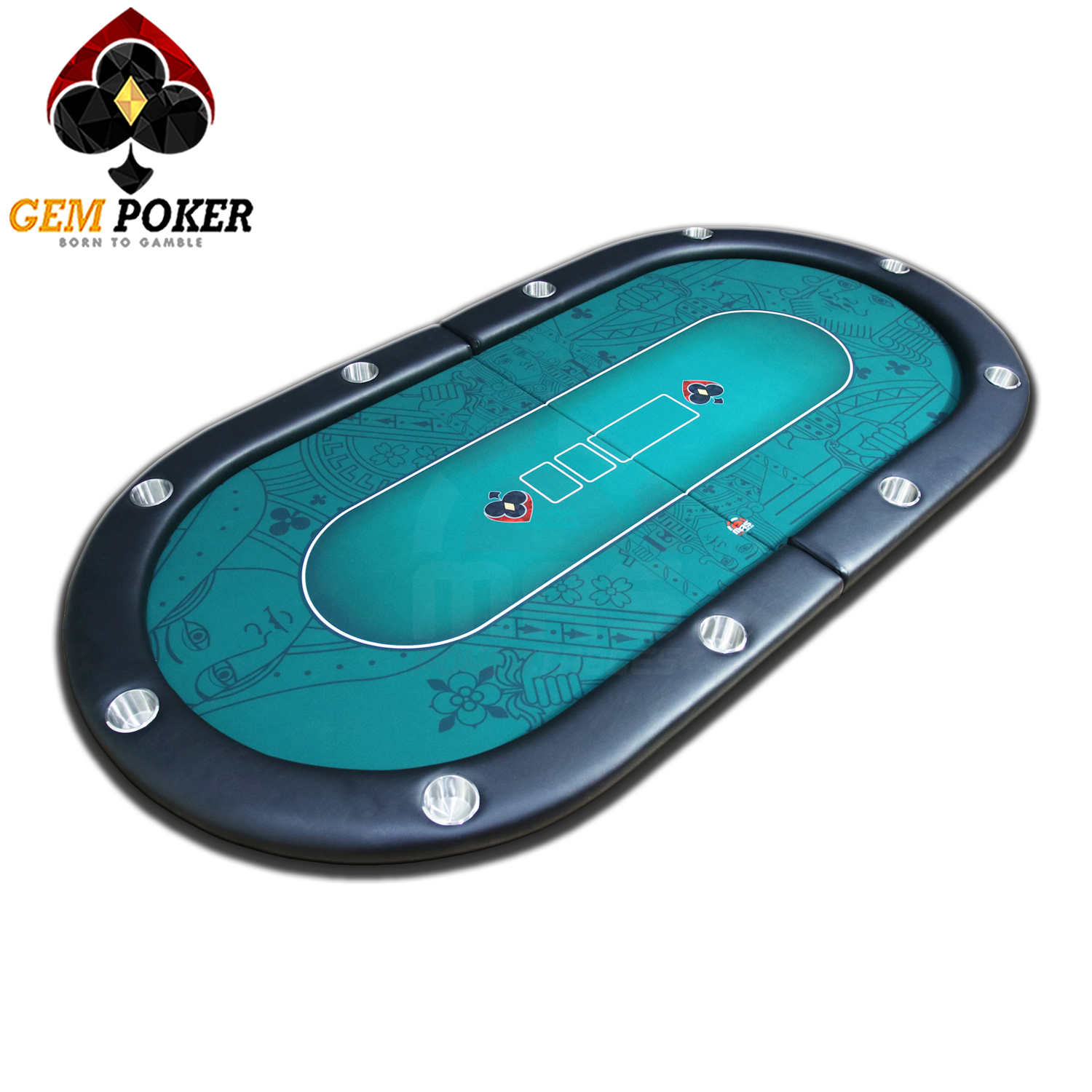 MASFOLD® FOLDING POKER TABLE - MFT04