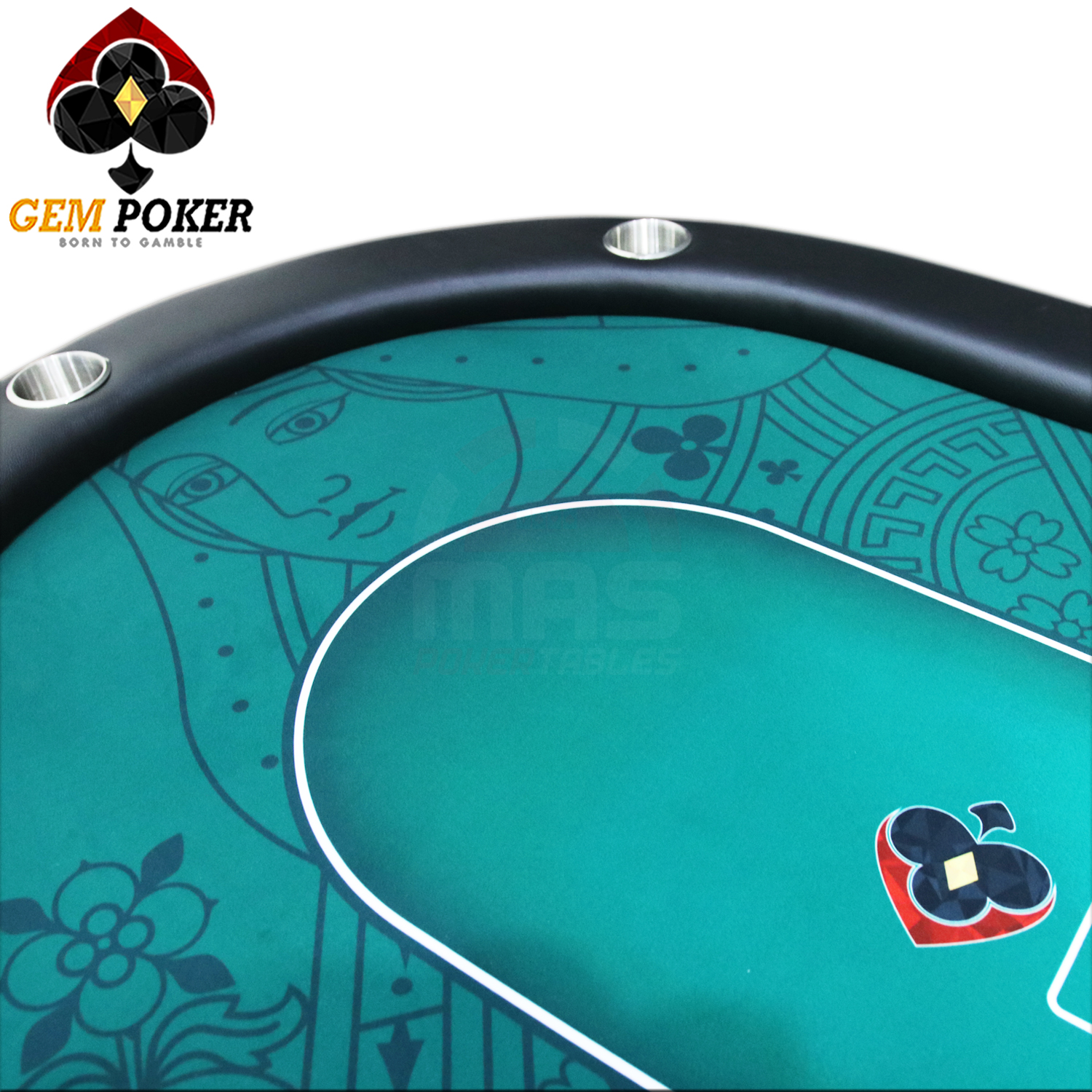 MASFOLD® FOLDING POKER TABLE - MFT04