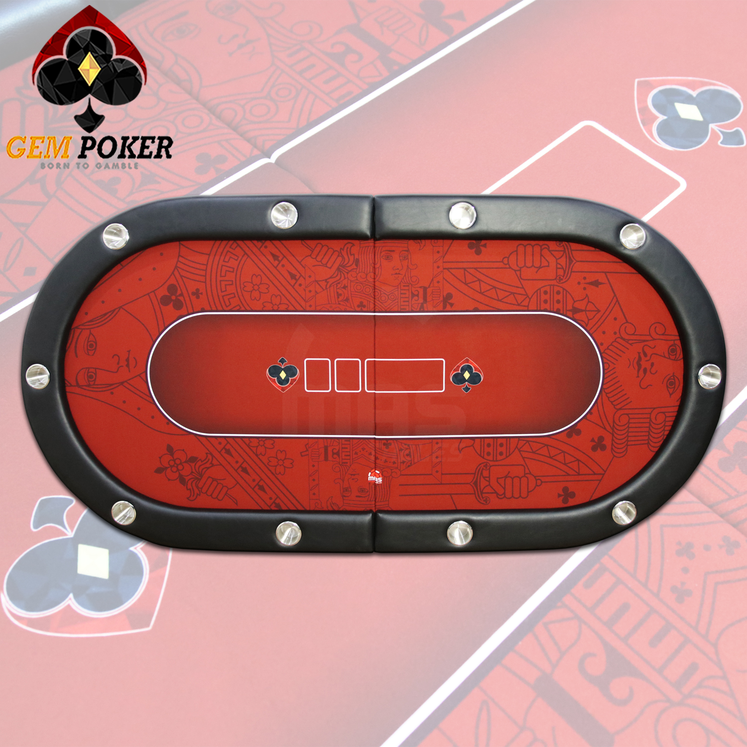 MASFOLD® FOLDING POKER TABLE - MFT04