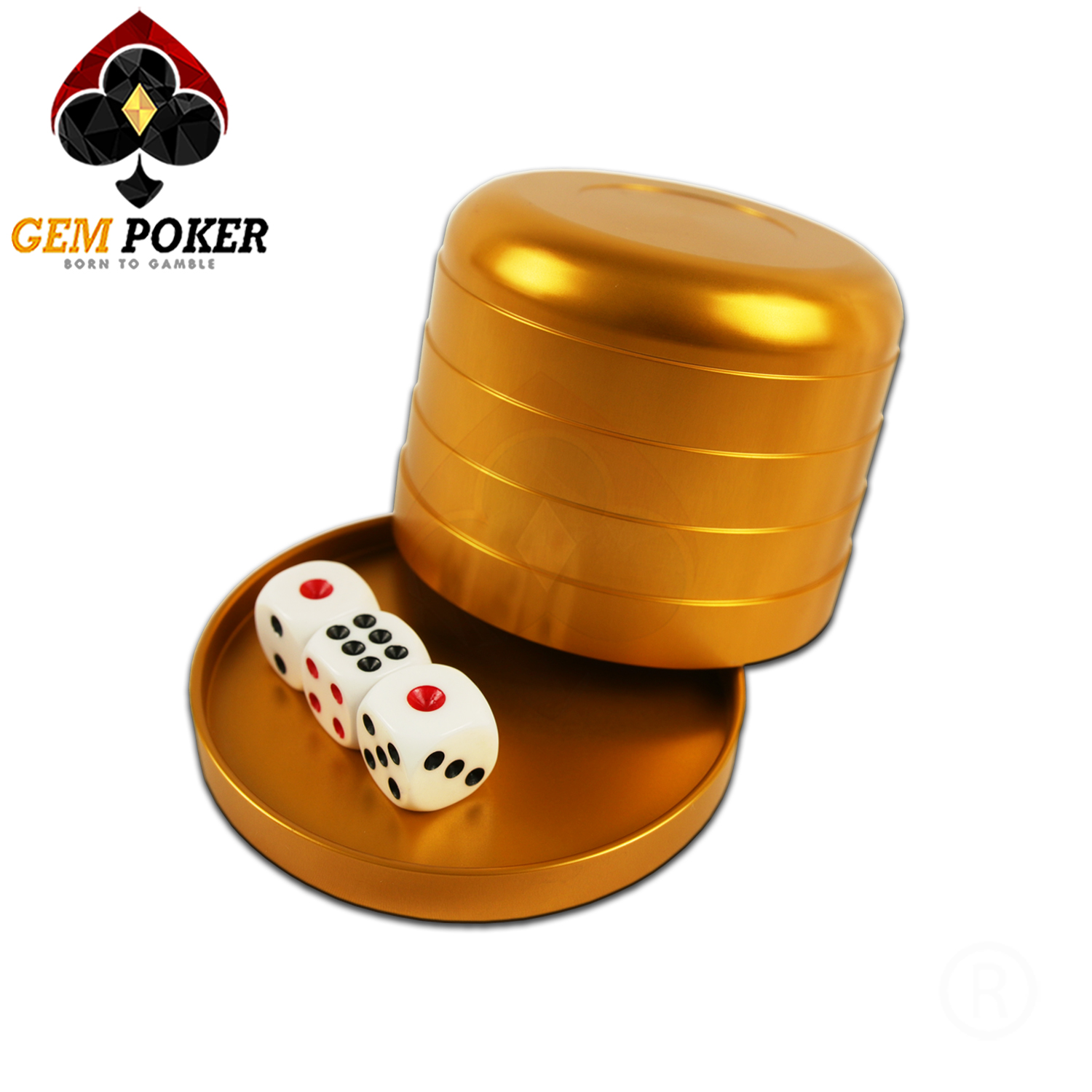 BỘ LẮC XÍ NGẦU GOLD DICE SHAKER