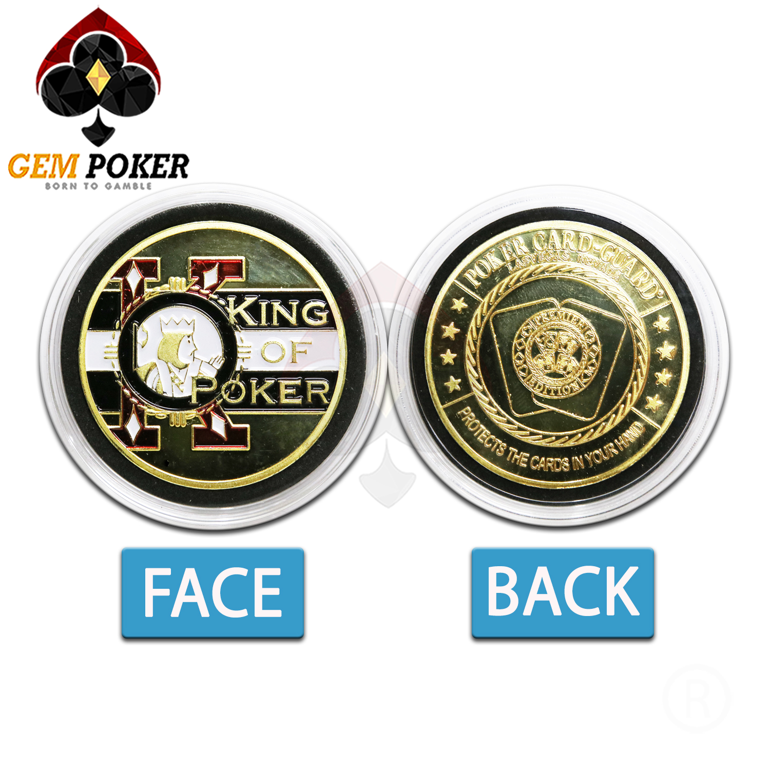POKER CARD GUARD CHIP CHASERS