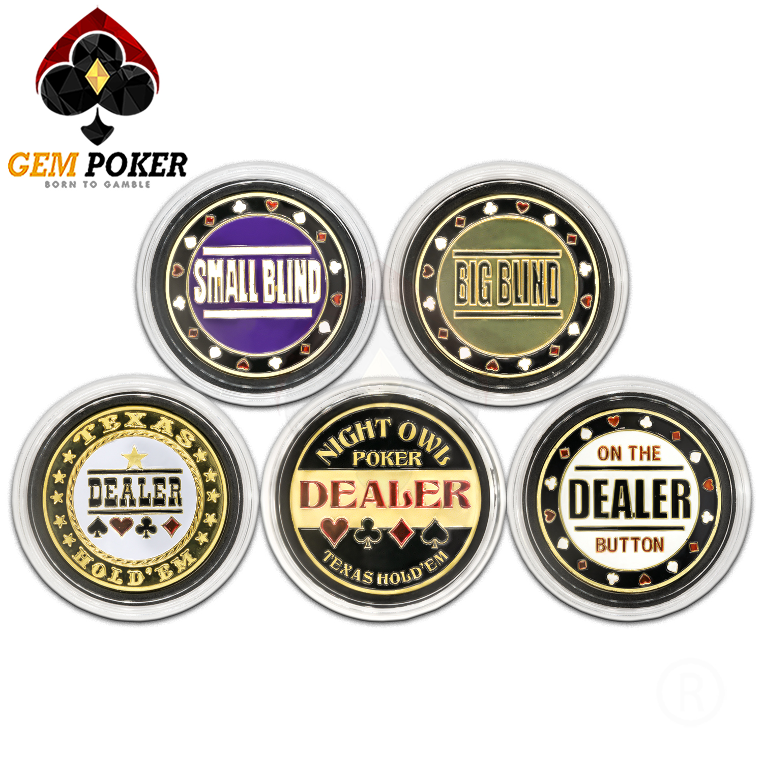 POKER CARD GUARD DEALER