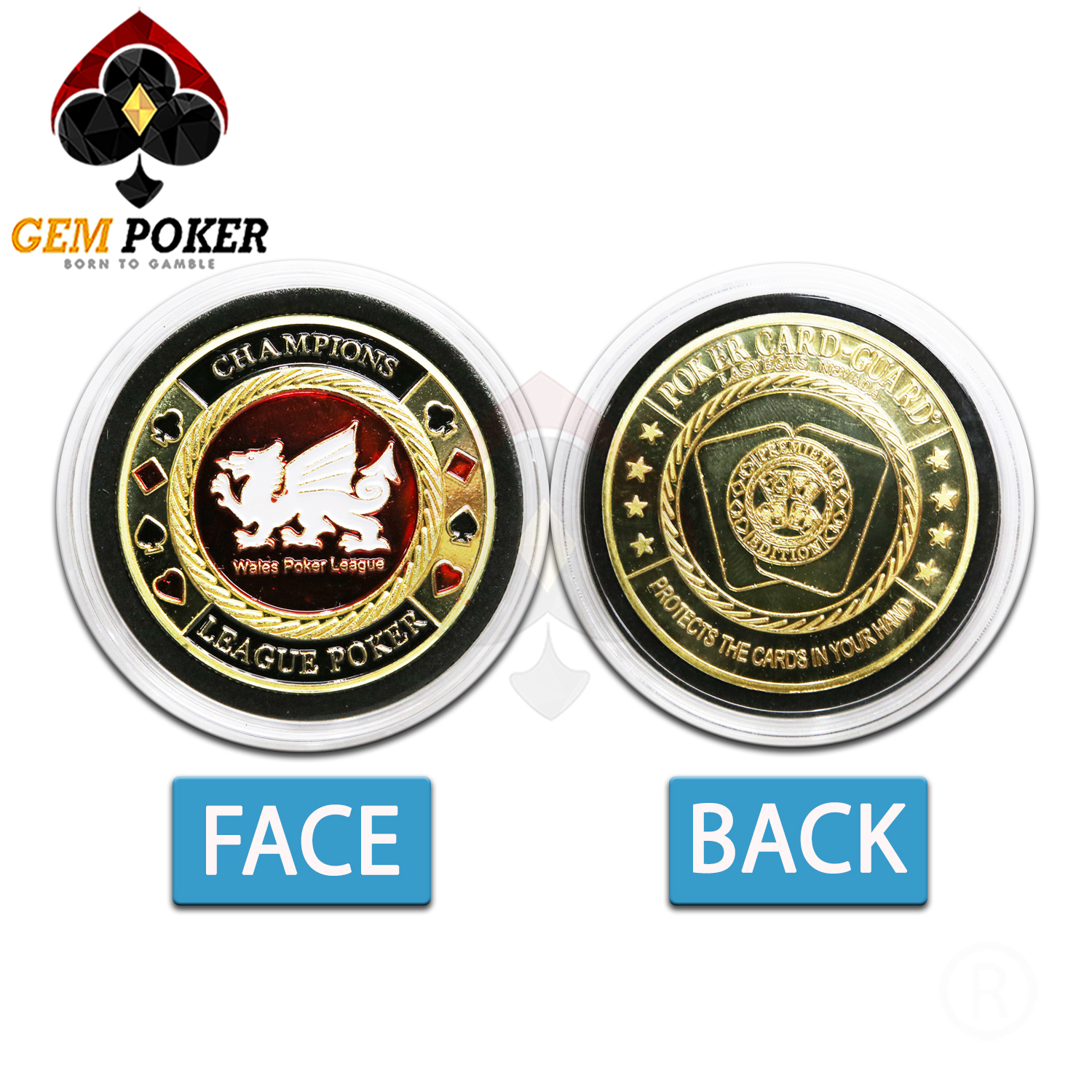 POKER CARD GUARD WORLD LEAGUES