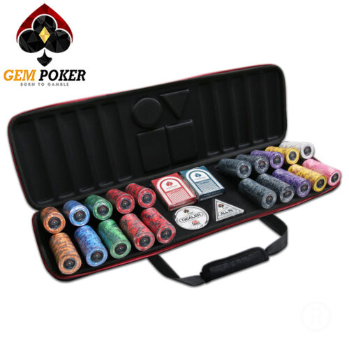 VALI 500 CHIP POKER TRAVEL CERAMIC CYCLONE