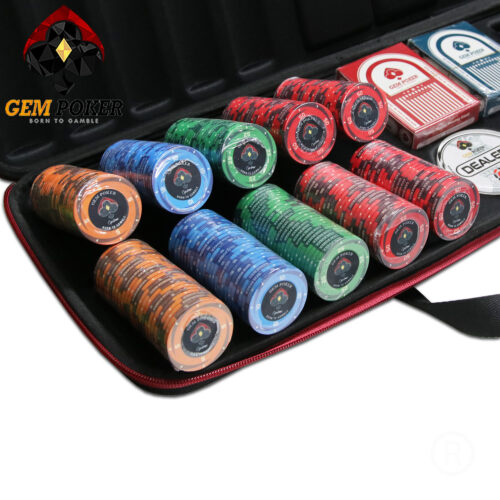 VALI 500 CHIP POKER TRAVEL CERAMIC CYCLONE