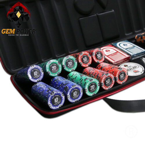 VALI 500 CHIP POKER TRAVEL POSEIDON 3 TONES