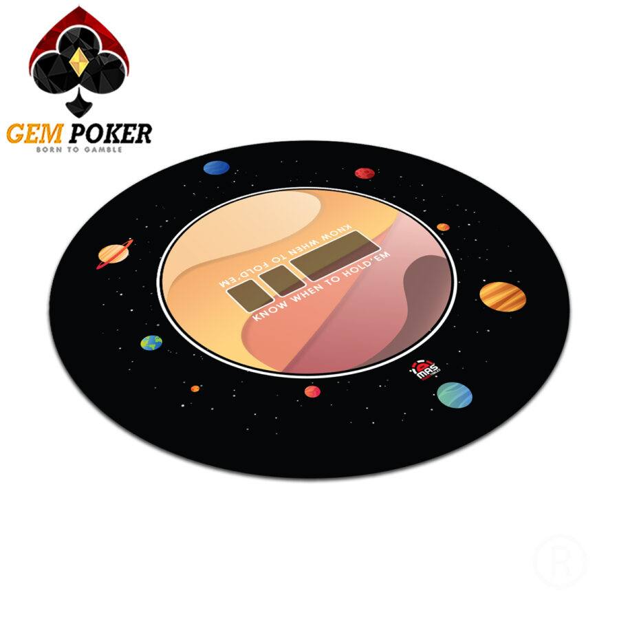 thảm poker tròn gem galaxy