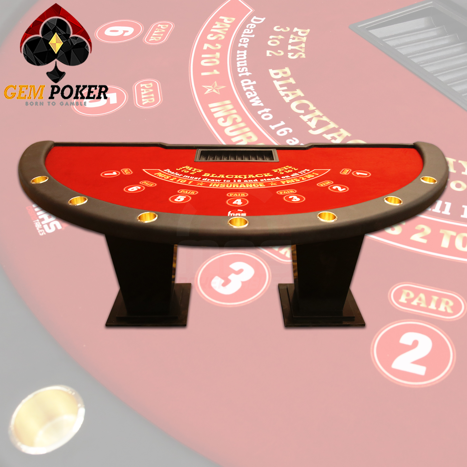 Print bàn blackjack chuyên nghiệp