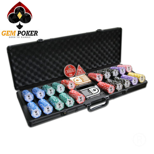 Set 500 Poker Chip GEM Luna