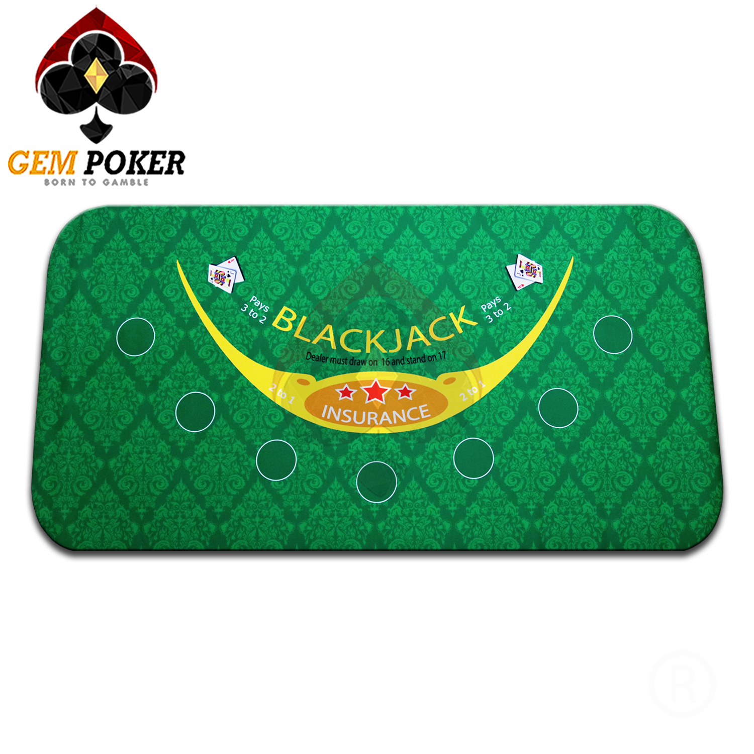 Print THẢM CASINO BLACKJACK