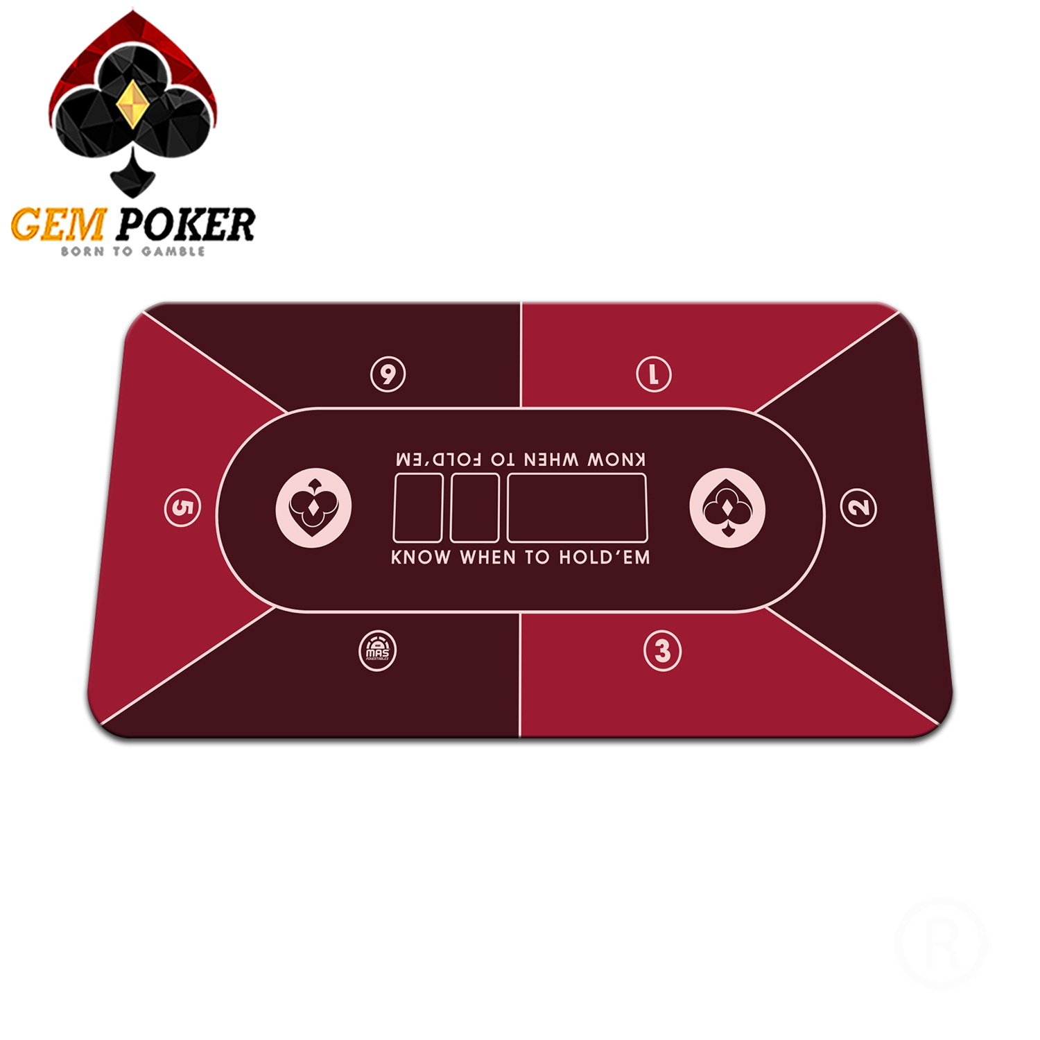 THẢM POKER GEM TINY MAUNA