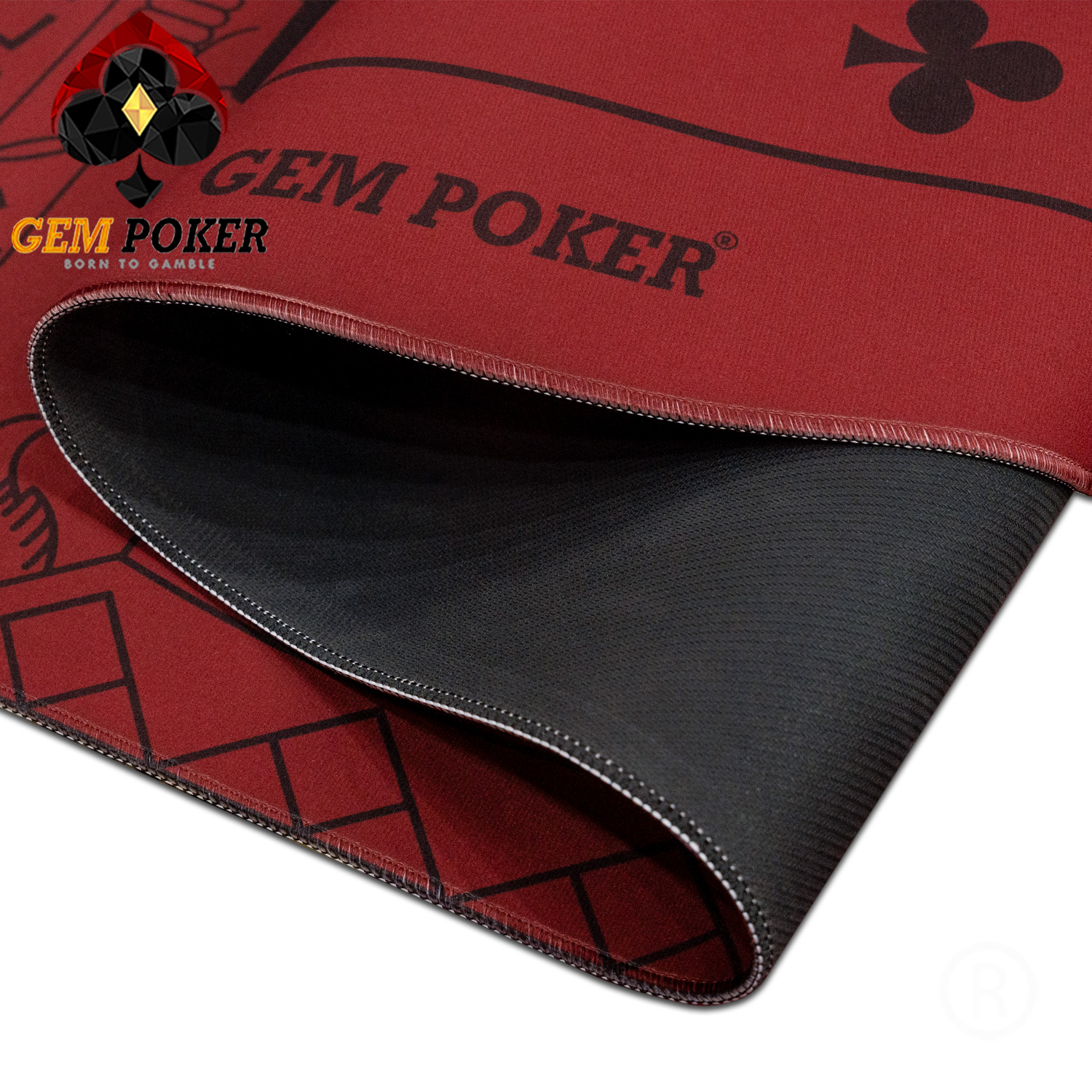 Thảm Poker Size Lớn GEMPOKER - Cuộn Gọn, Chống Nước, Kèm Túi Xách Thảm poker size lớn thương hiệu GEMPOKER, cuộn gọn dễ dàng, chất liệu cao su non, chống nước, có túi xách kèm theo