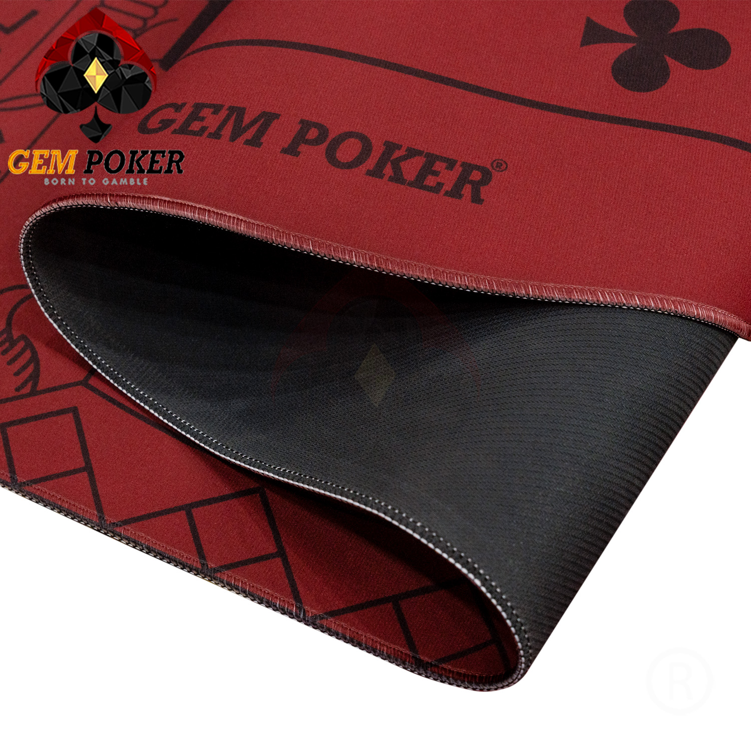 Thảm Poker Size Lớn GEMPOKER - Cuộn Gọn, Chống Nước, Kèm Túi Xách Thảm poker size lớn thương hiệu GEMPOKER, cuộn gọn dễ dàng, chất liệu cao su non, chống nước, có túi xách kèm theo
